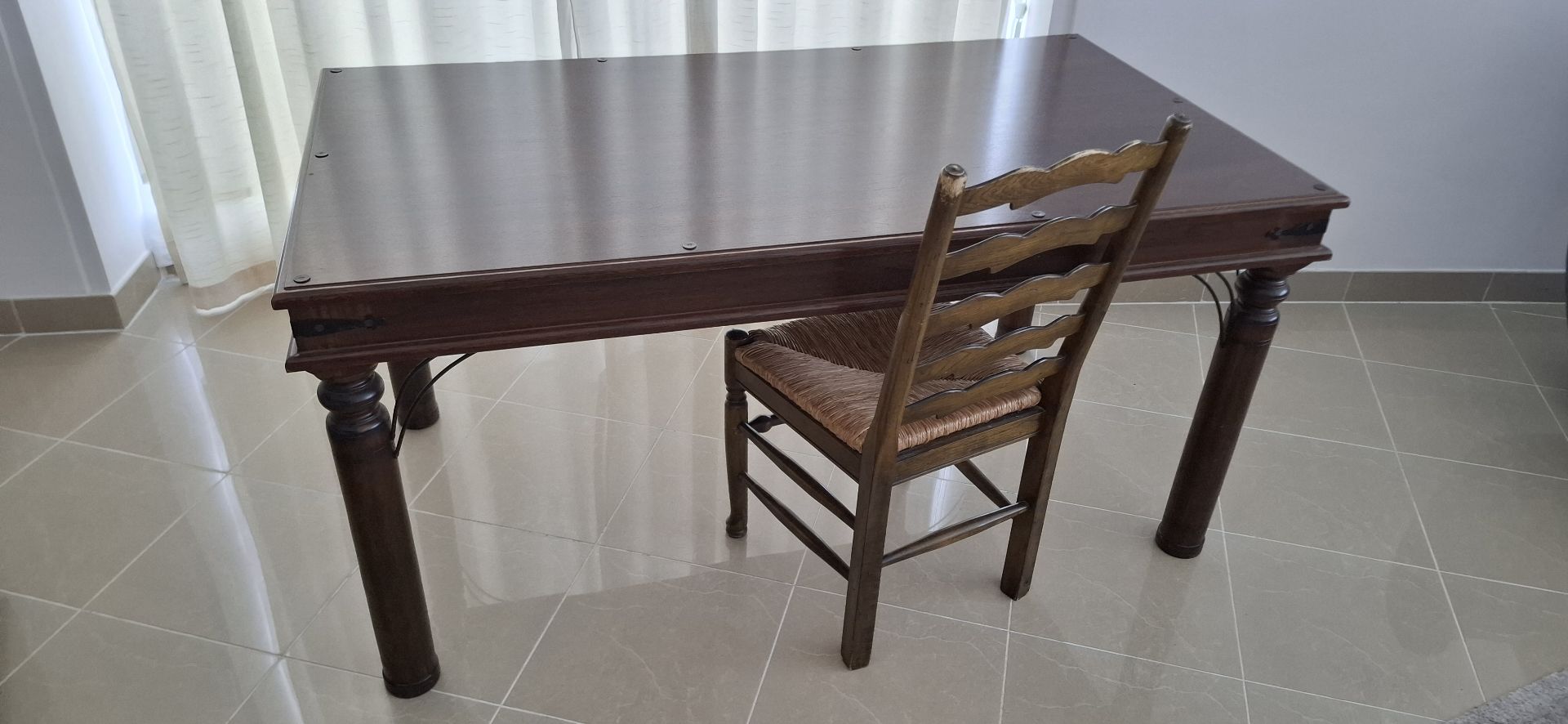 Rustic Dining Table Set - Image 4