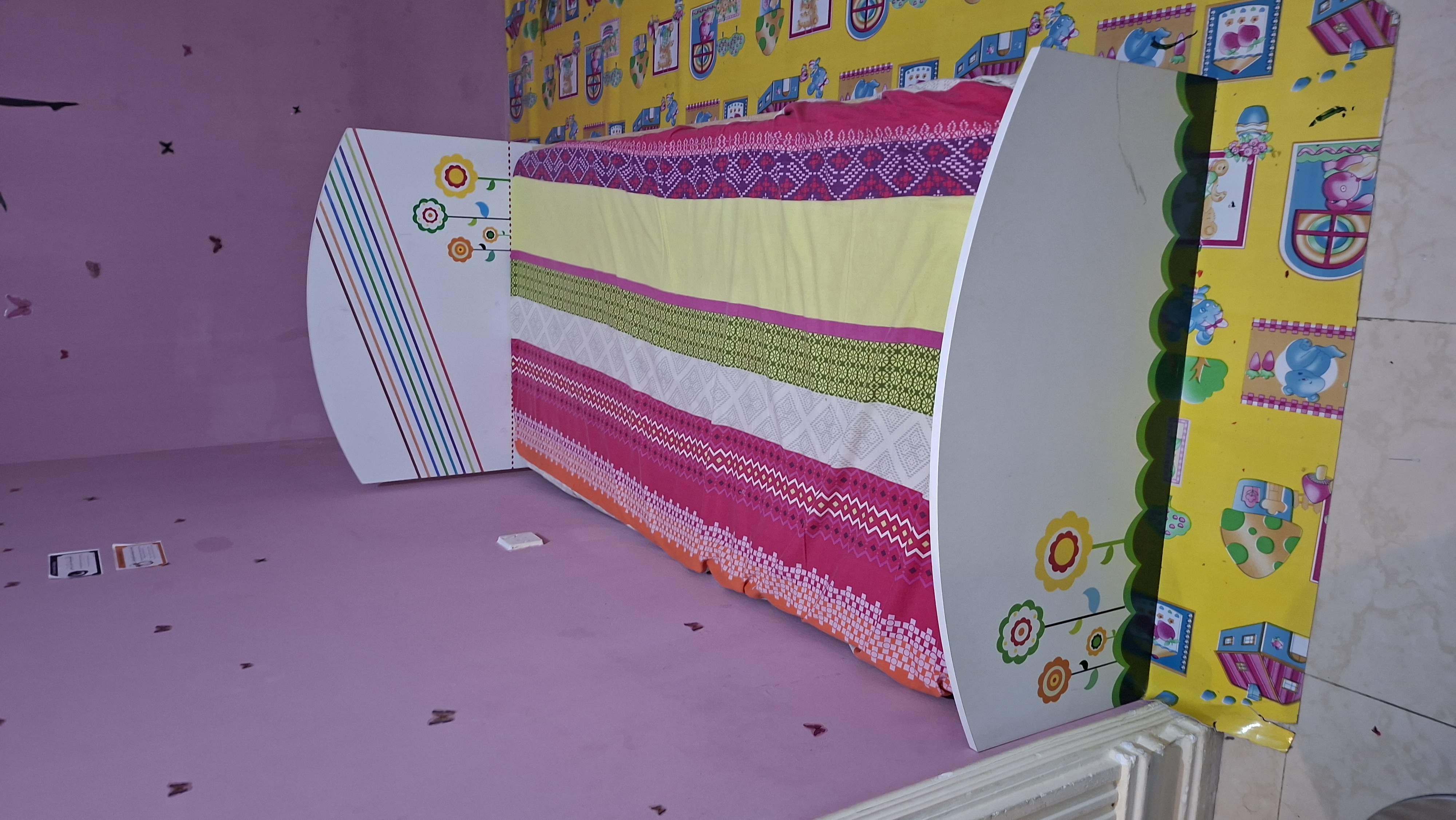 Kids Cot with Mattress - Image 1