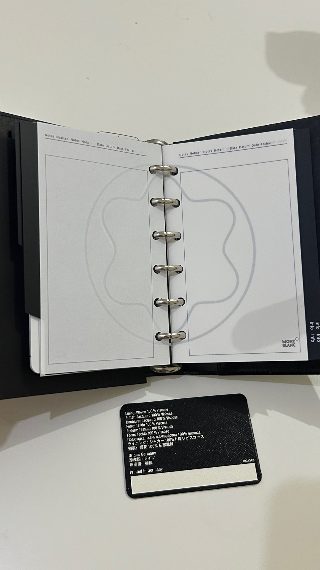 Original Montblanc Notebook  - Image 5