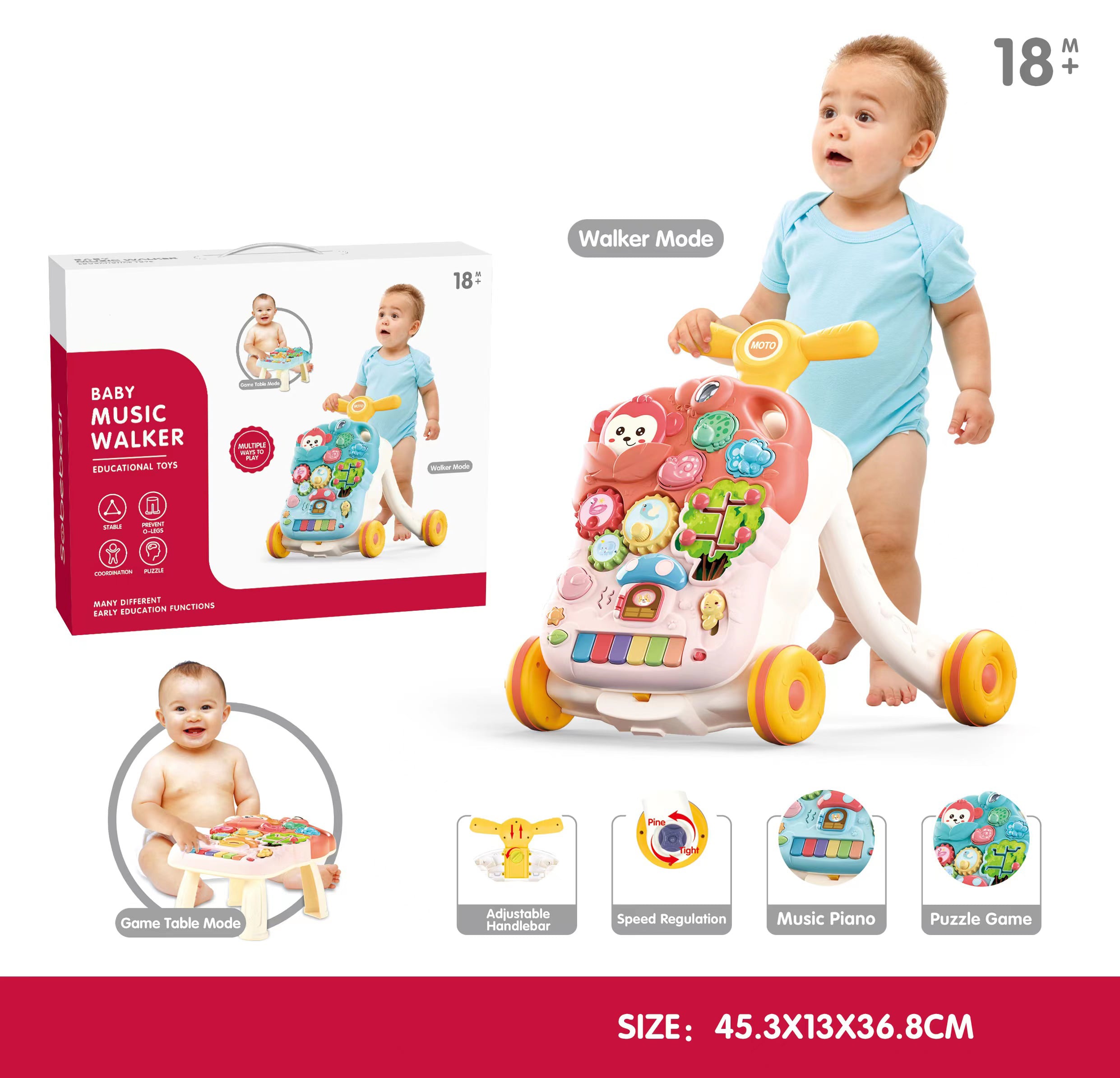 Baby Music Walker Activity Toy - Image 1