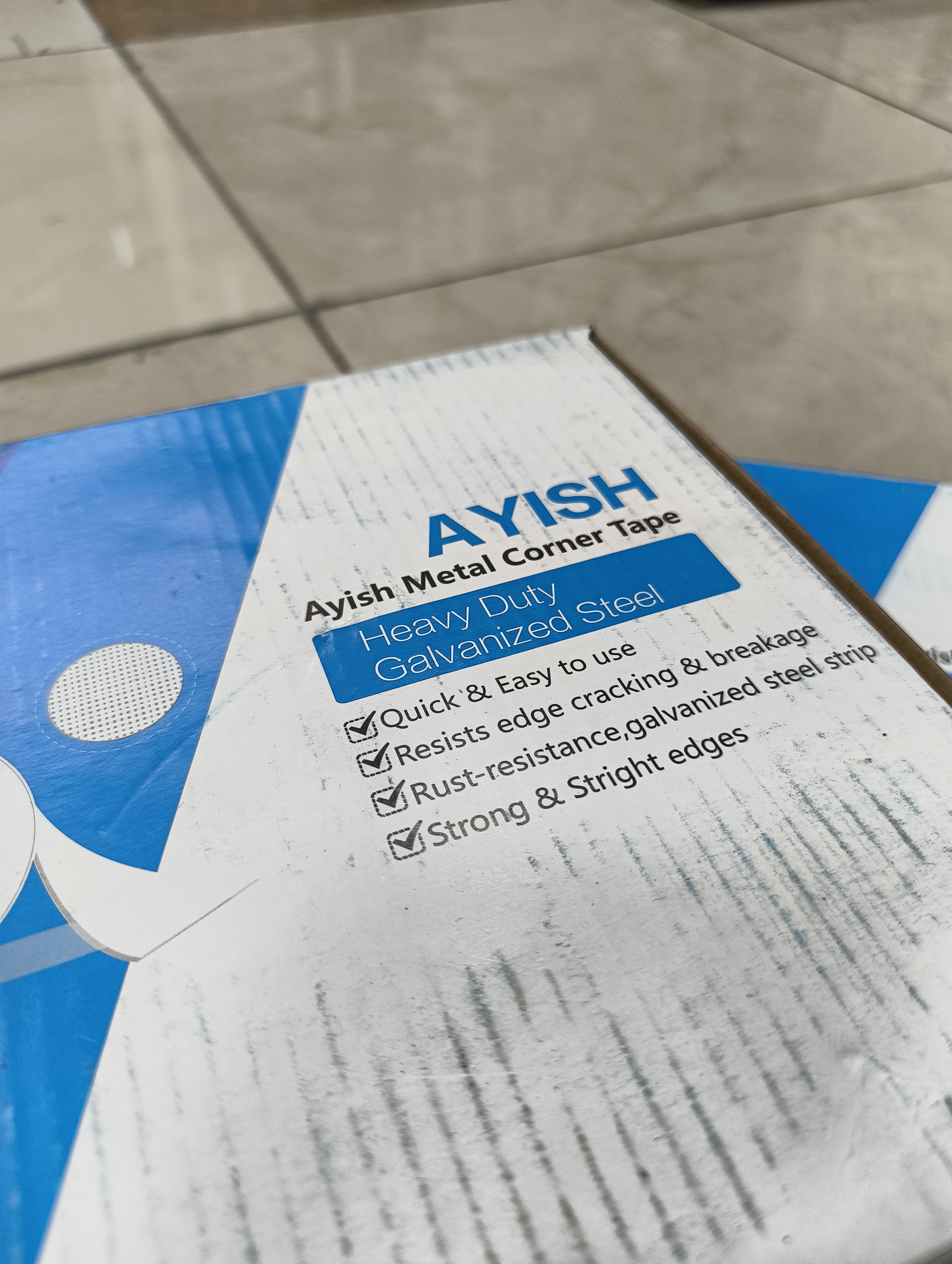  AYISH Metal Corner Tape — Heavy Duty Galvanized Steel - Image 3