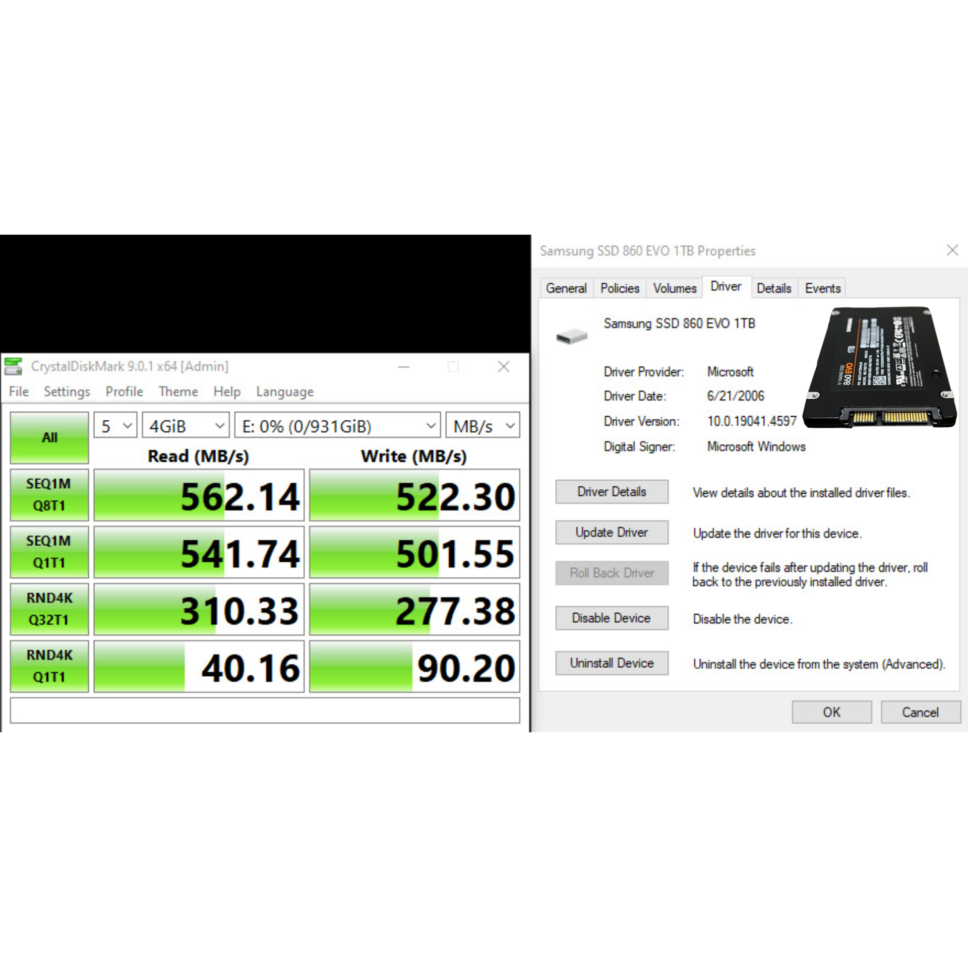 1TB 860 EVO + 250GB 850 EVO M.2 - Image 6