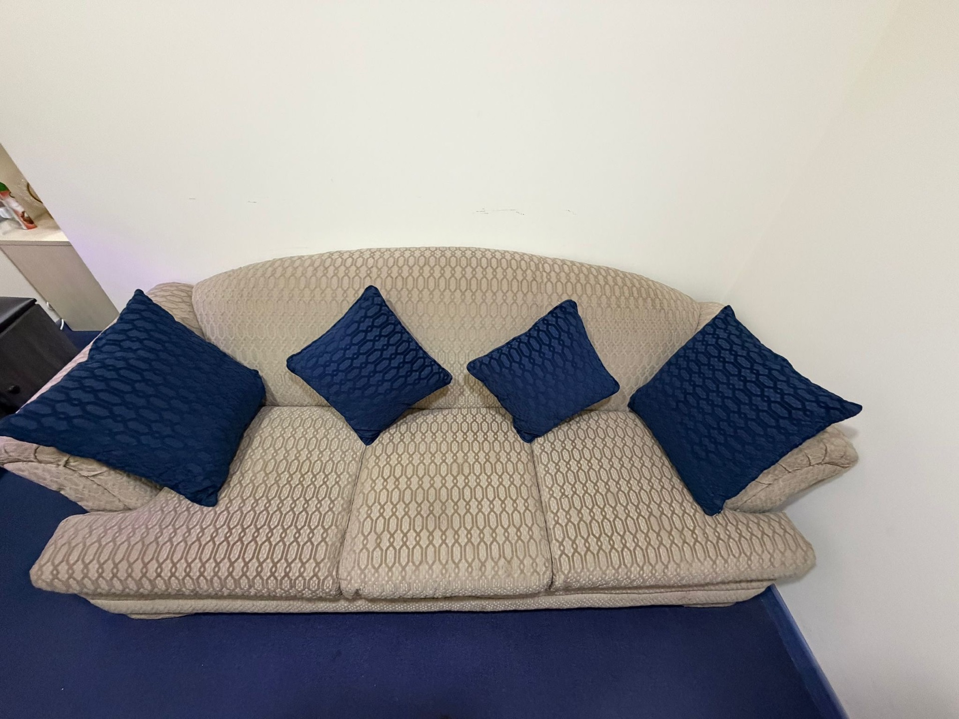 03 seater sofa with pillow - Image 1