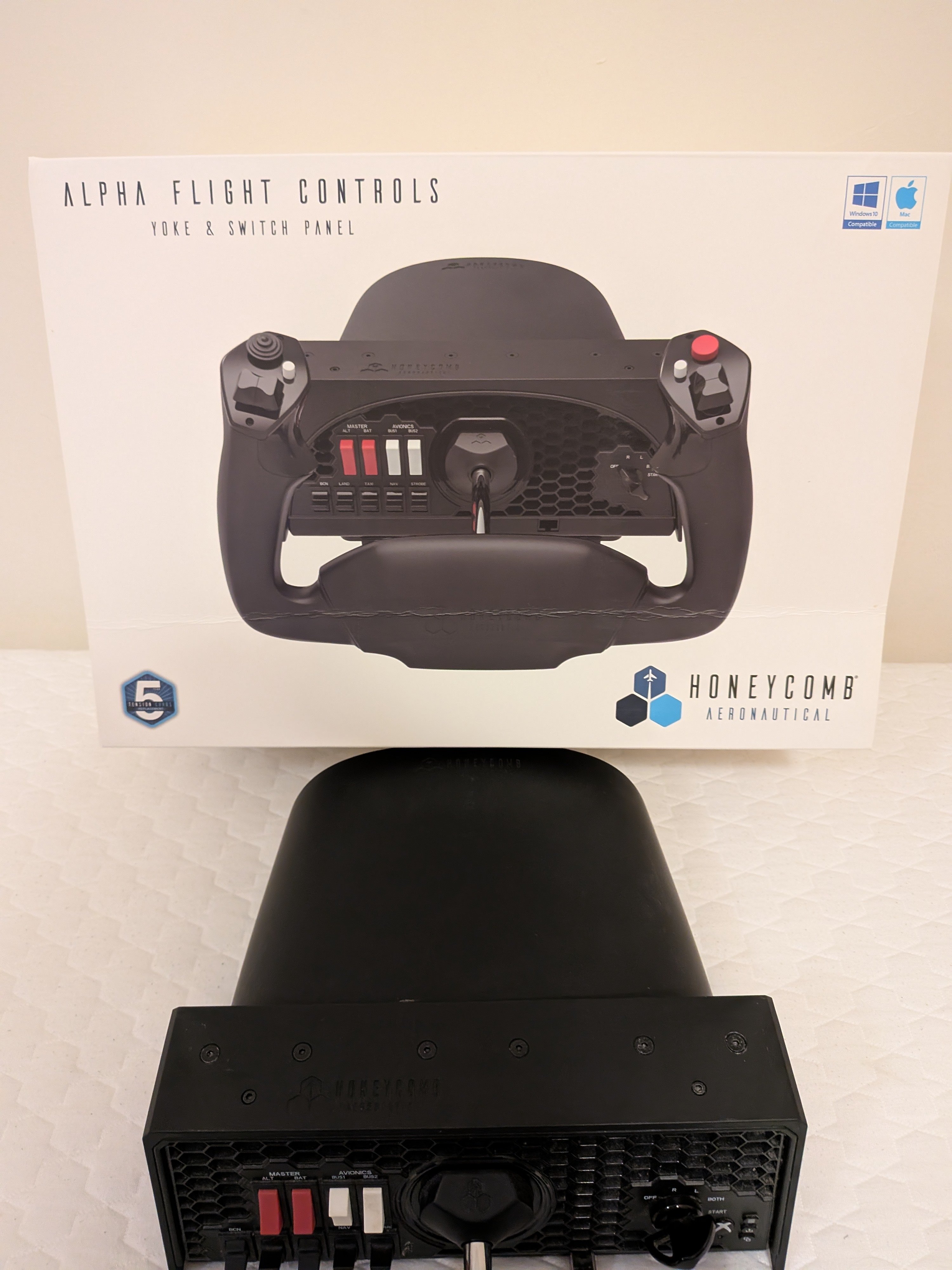 Flight Simulator Joystick Honeycomb Alpha Yoke - Image 2