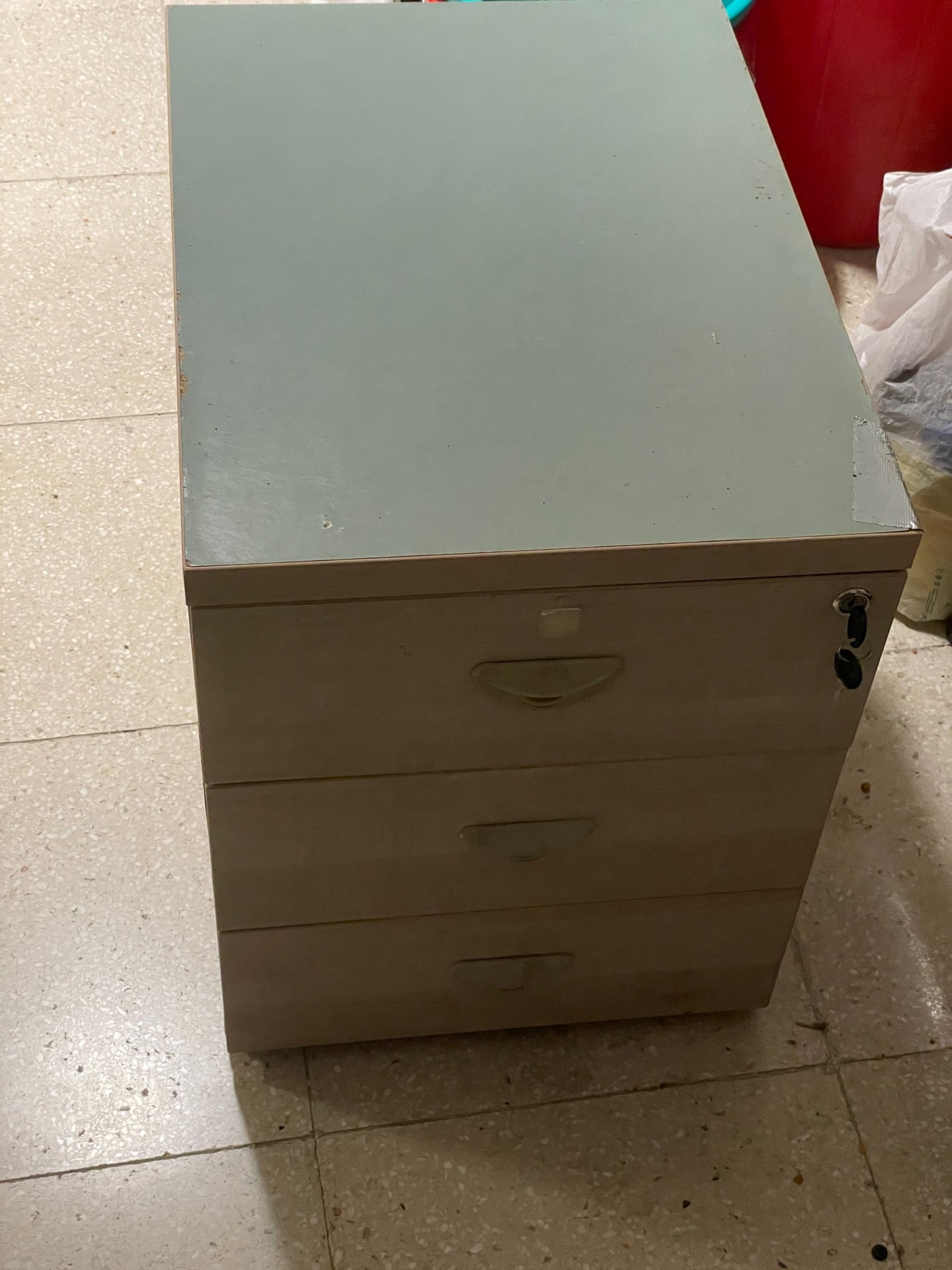 Wooden Pedestal /Drawer - Image 3