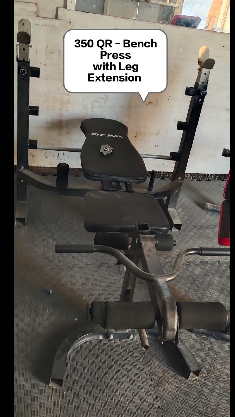 Bench press with leg extension (Urgent Sale - Price Negotiable) - Image 1