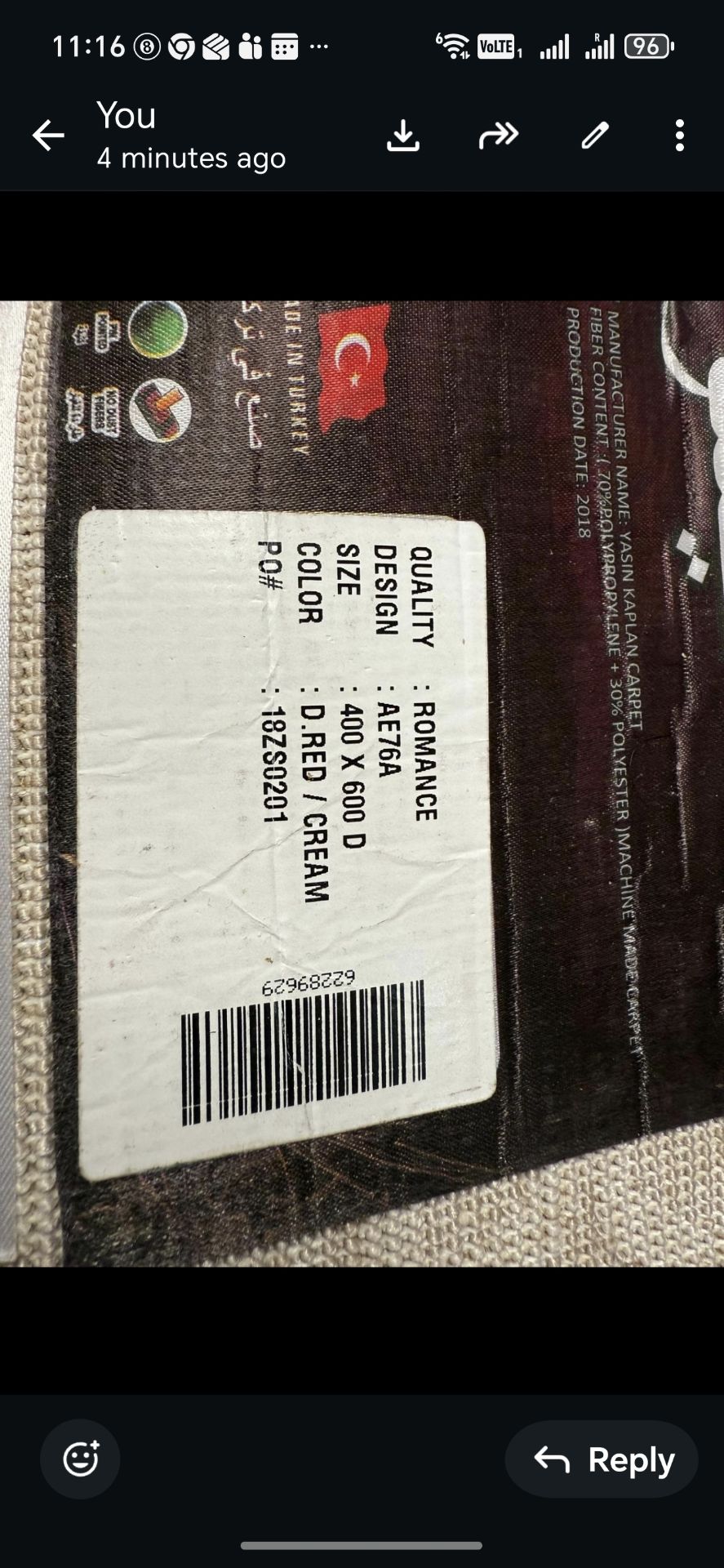 Carpet sale 6 x 4 Meter - Image 3