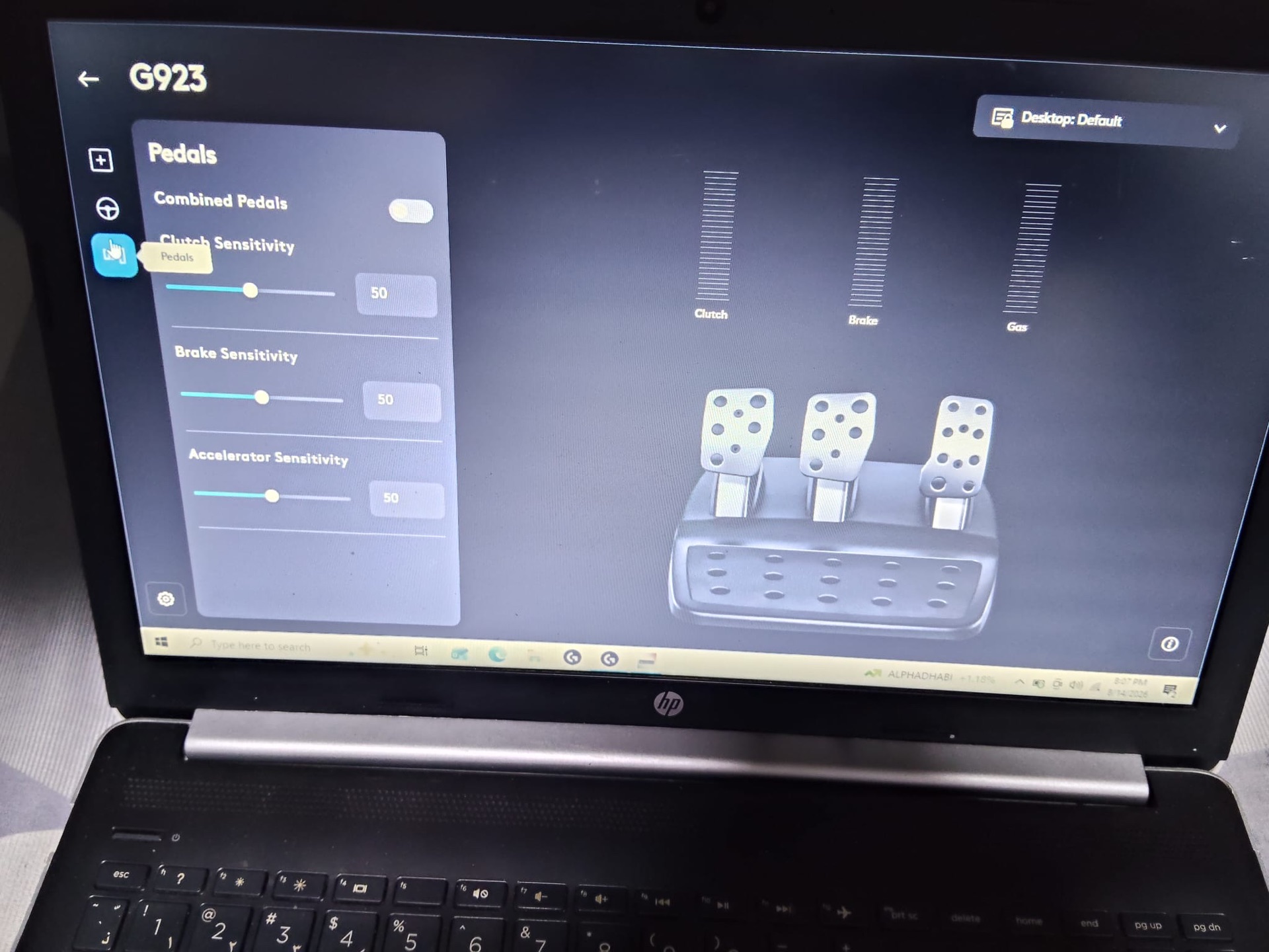 عجلة سباق Logitech G923 Trueforce + ناقل الحركة - Image 8