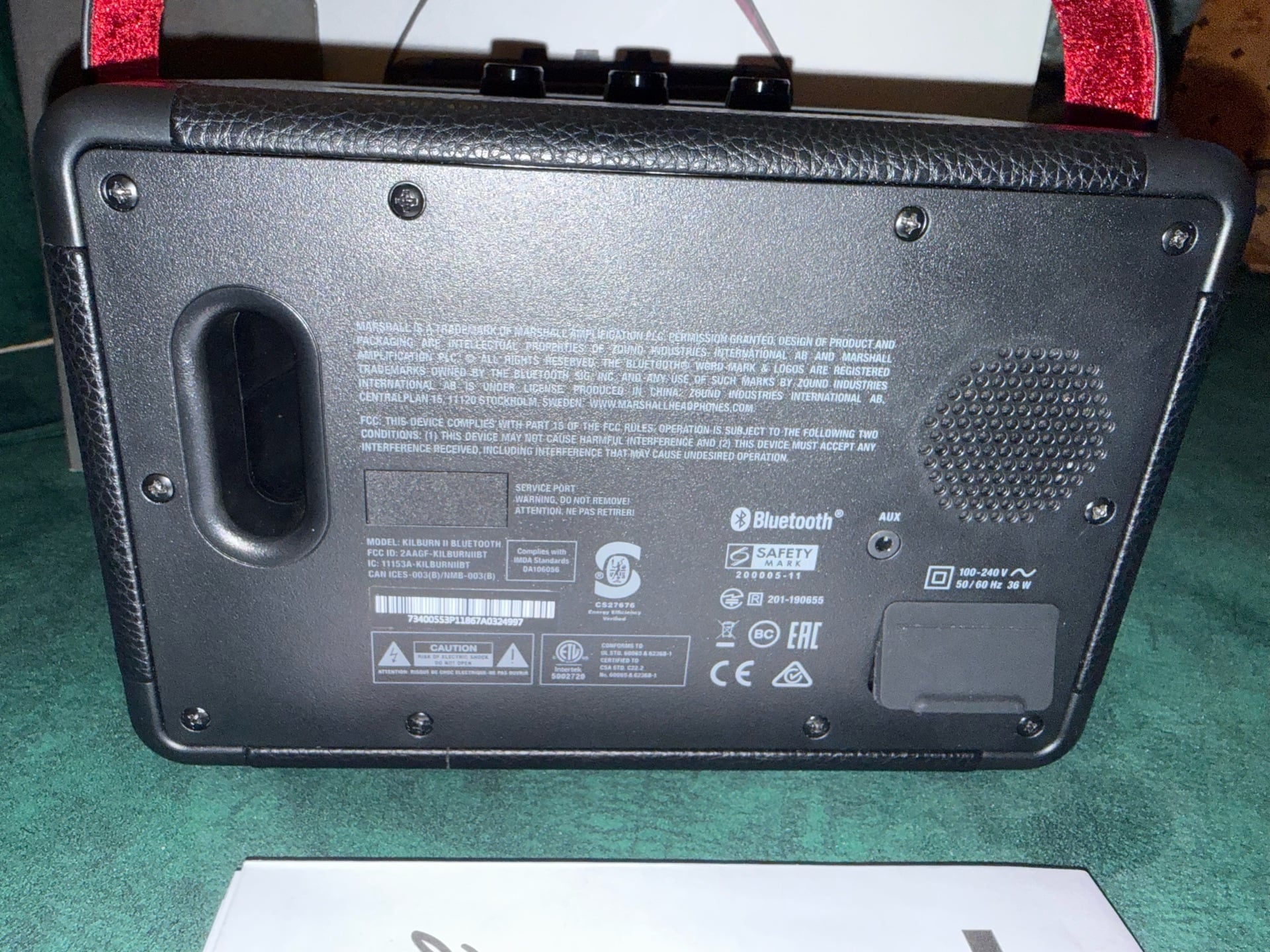 Marshall Killburn II Bluetooth Speaker - Image 4