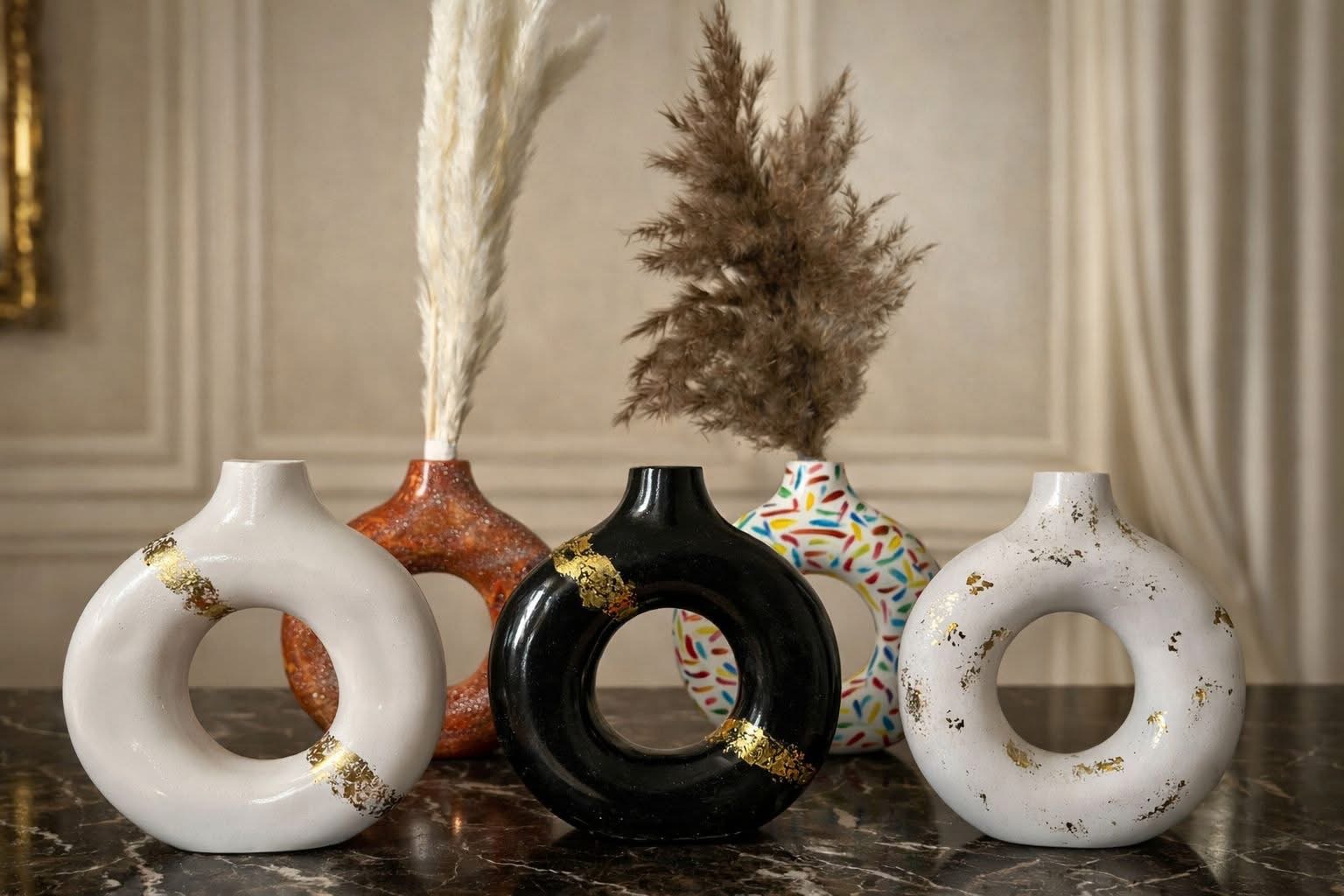 Premium Handmade Gypsum Vase for Home & Office - Image 7