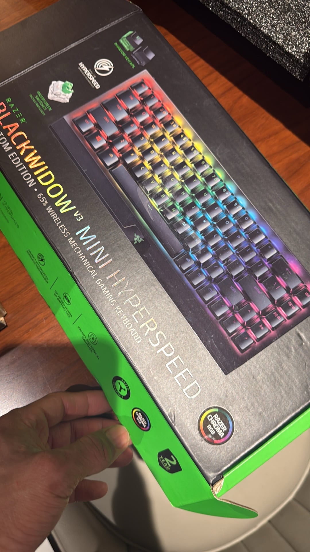 Razer raptor gaming 27 + razor blackwidow mini hyperspeed Kb - Image 6