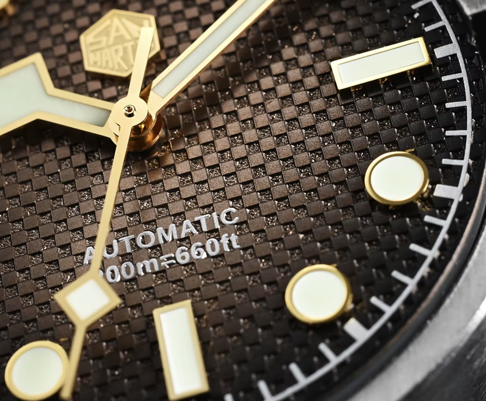 San Martin 3D Waffle Dial New 40mm Dive Watch - Image 7