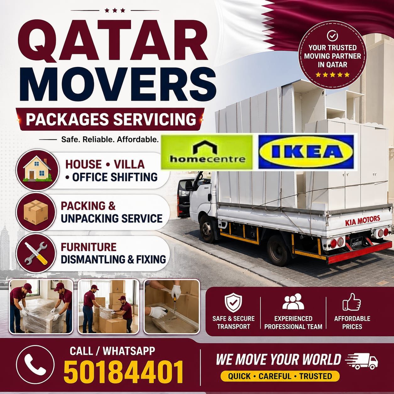 Qatar Moving  Shifting Packaging Service  In Company, - Image 2