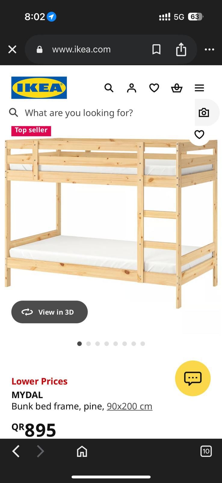 IKEA Bunk Bed & 2 Mattress - Image 3