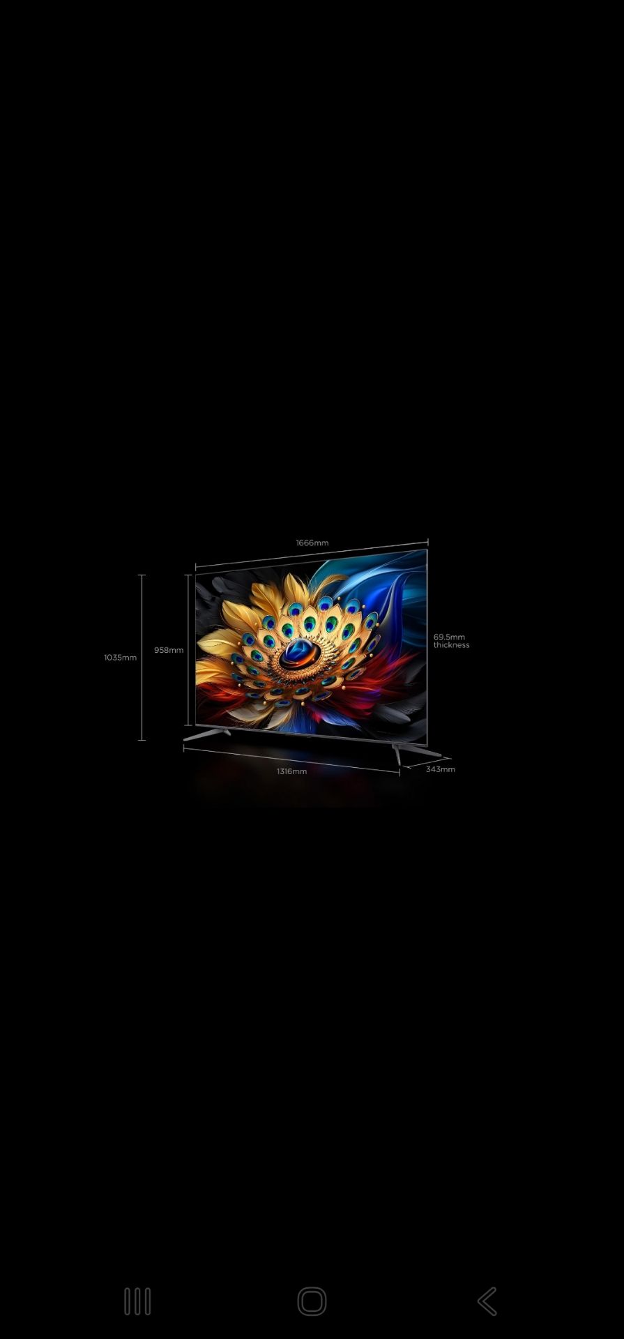TCL smart android tv + os - Image 2