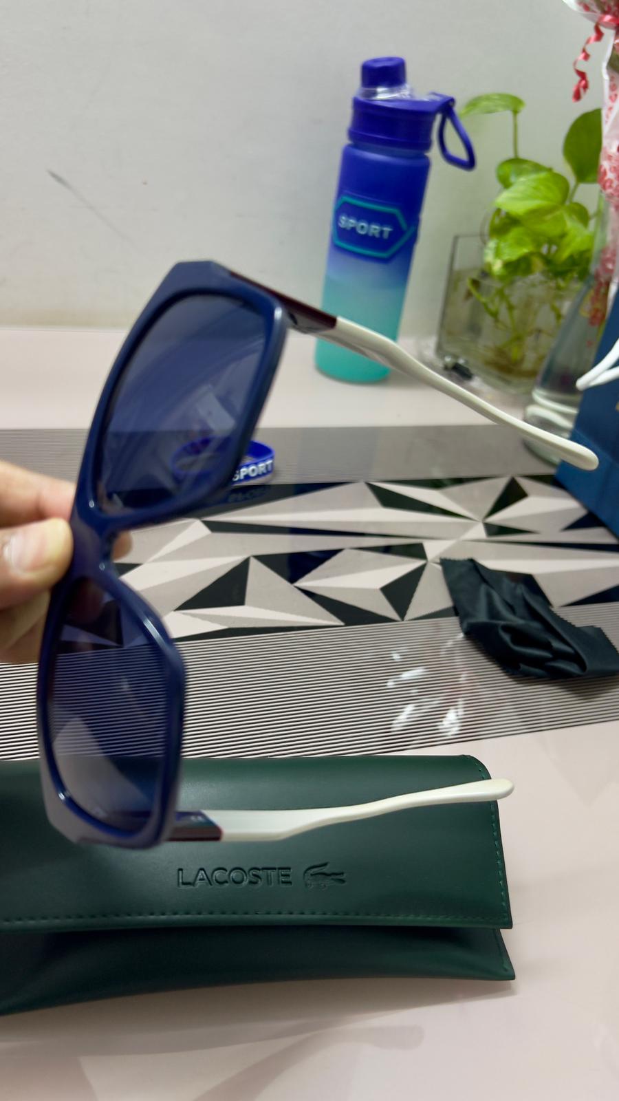  Lacoste Premium Sunglass – Like New (Original Box/Pouch) - Rayban - Image 6