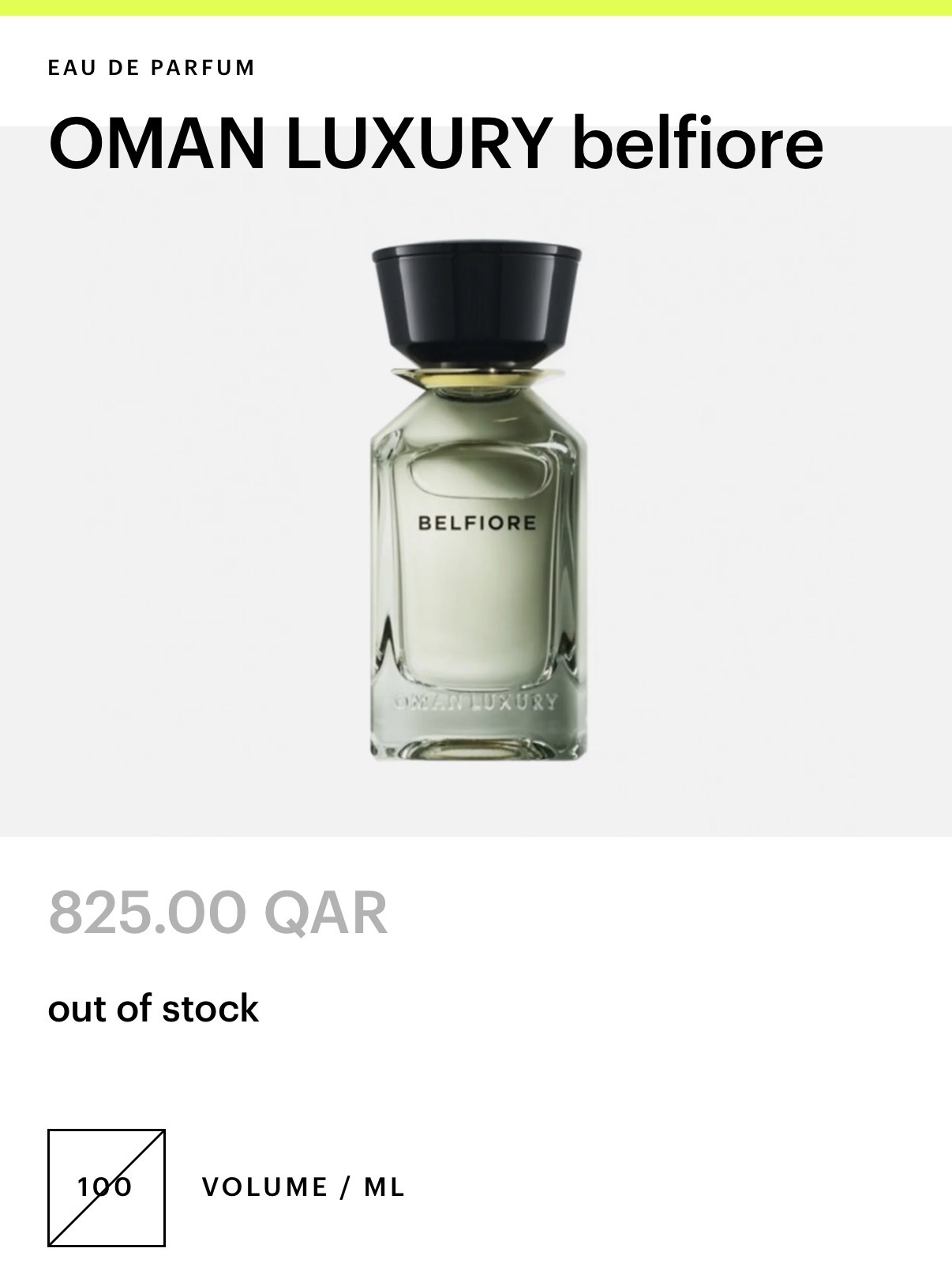 Oman Luxury Perfume Belfiore  - Image 3