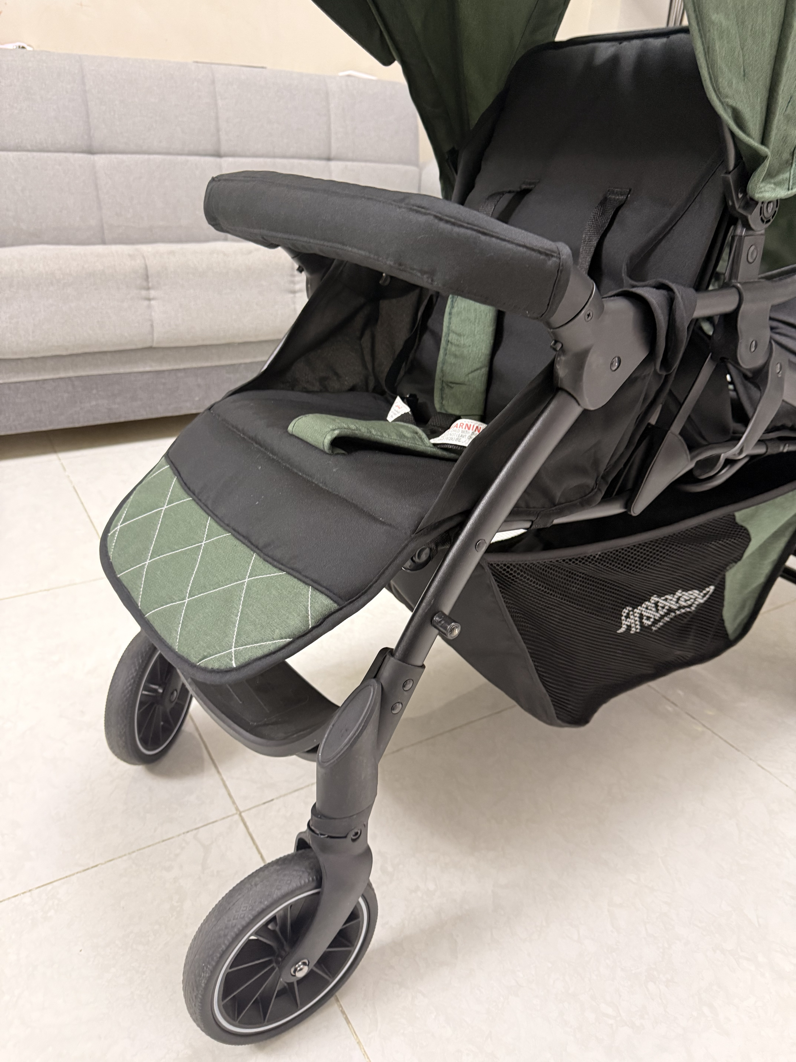 First Step T2 Baby Stroller, Green, A25 - Image 5
