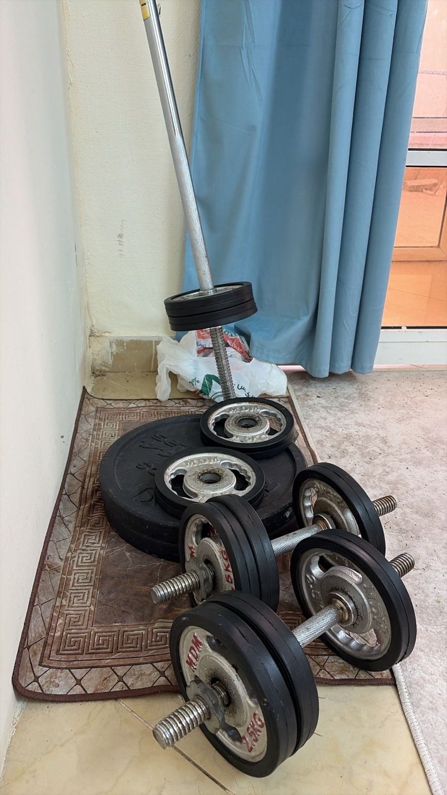 Dumbbell and Barbell Set - Image 3