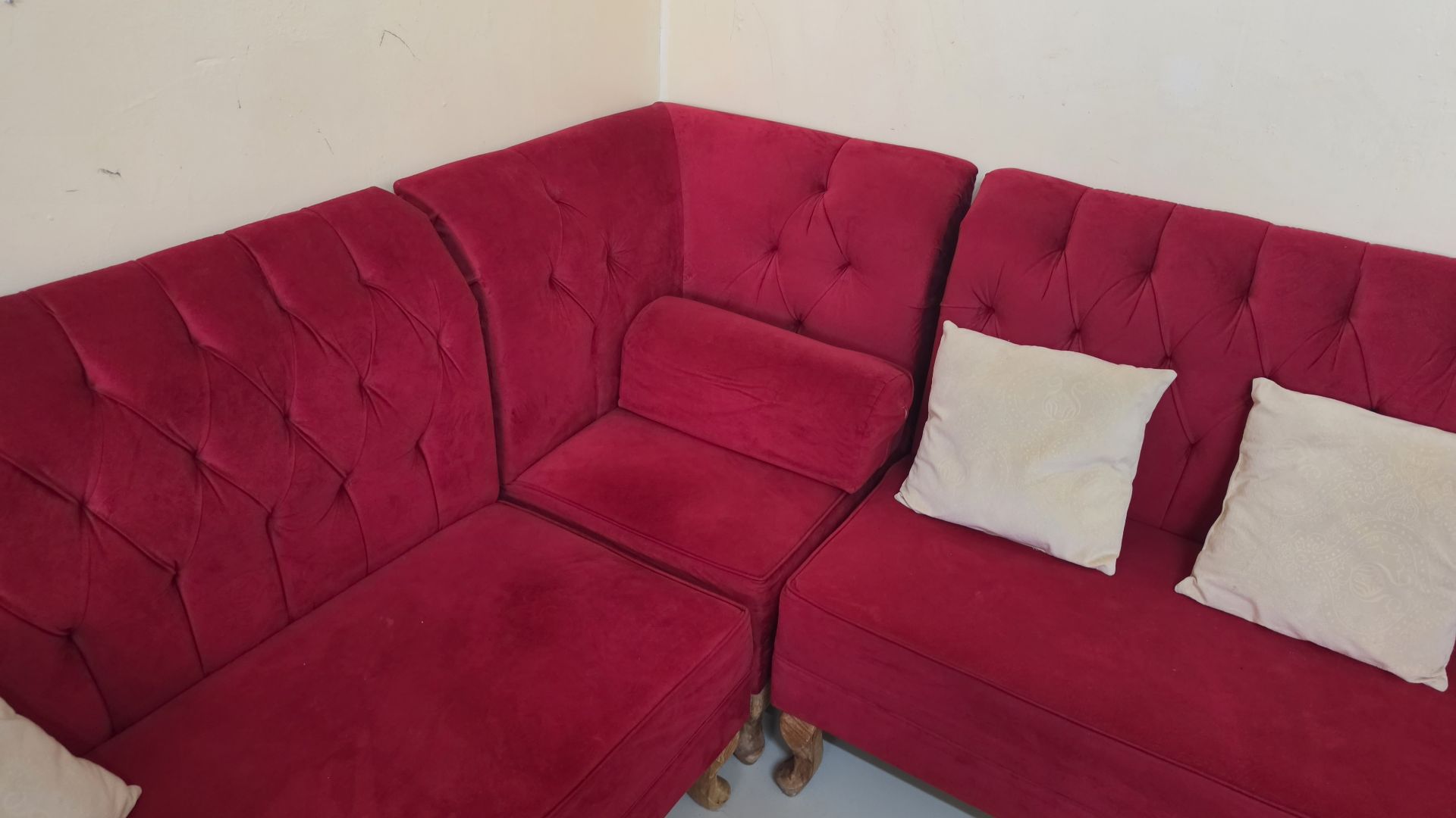 L SHAPE SOFA VERY GOOD CONDITION 🛋️✨ #LShapeSofa #GoodCondition #FurnitureSale - Image 4
