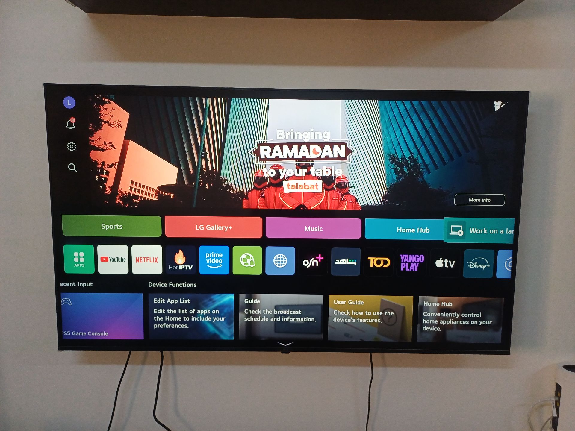 LG 4k UHD 55inch tv - Image 1