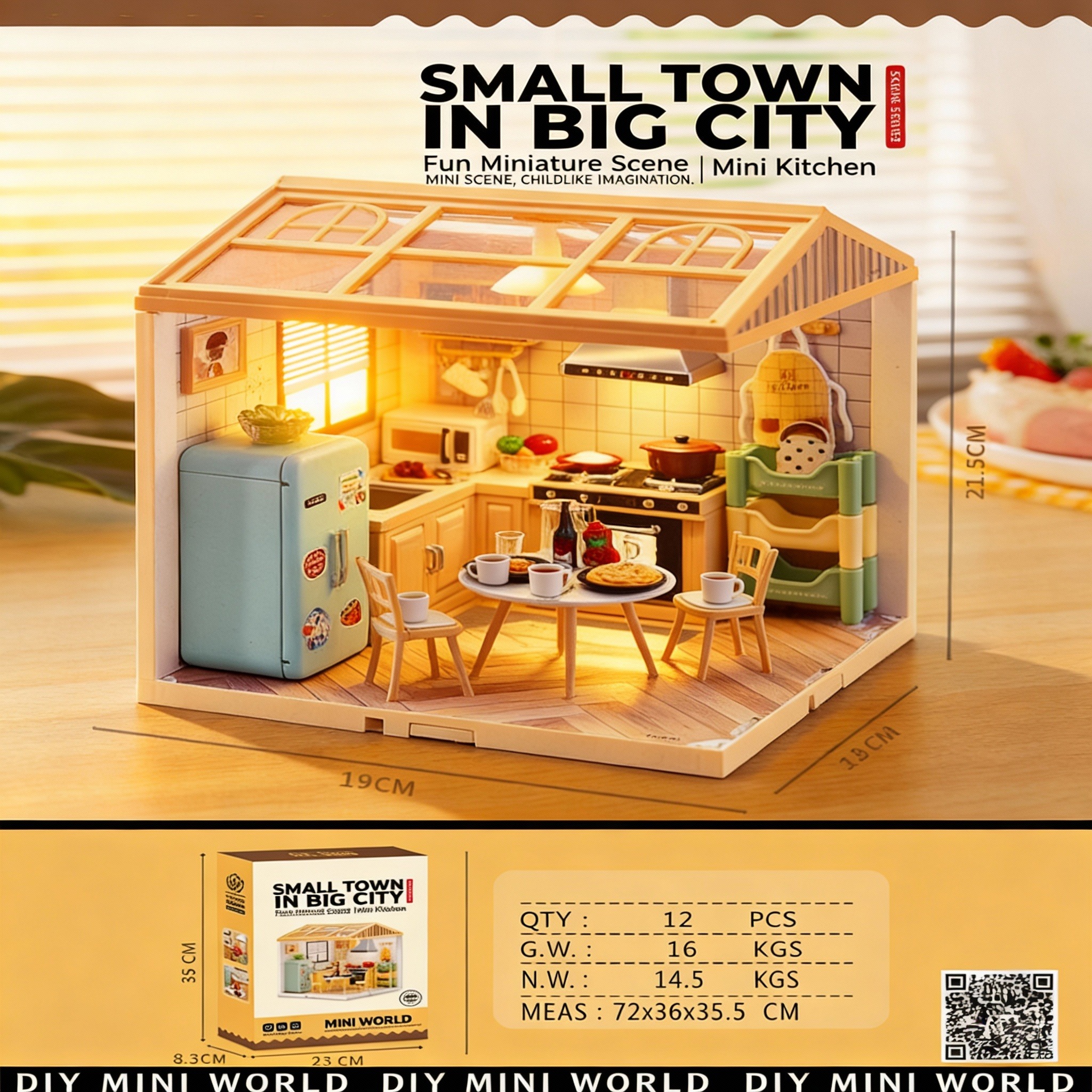 DIY Mini Kitchen Building Set - Image 1