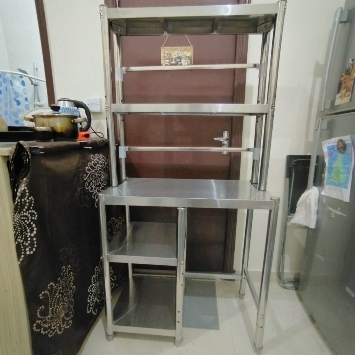 Stainless Steel Frame & Shelves, Utility Racks - Image 1