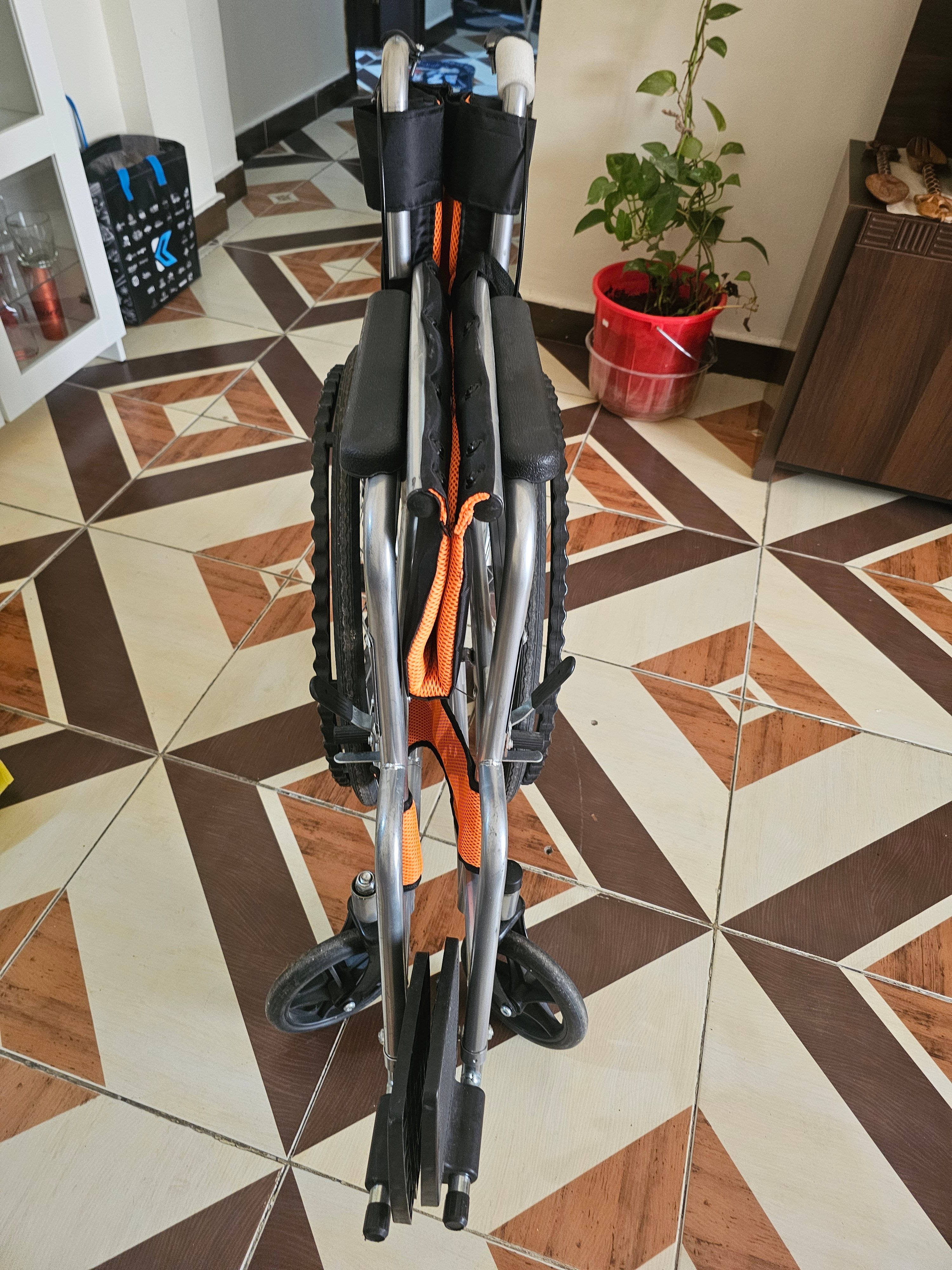  foldable wheelchair  - Image 2