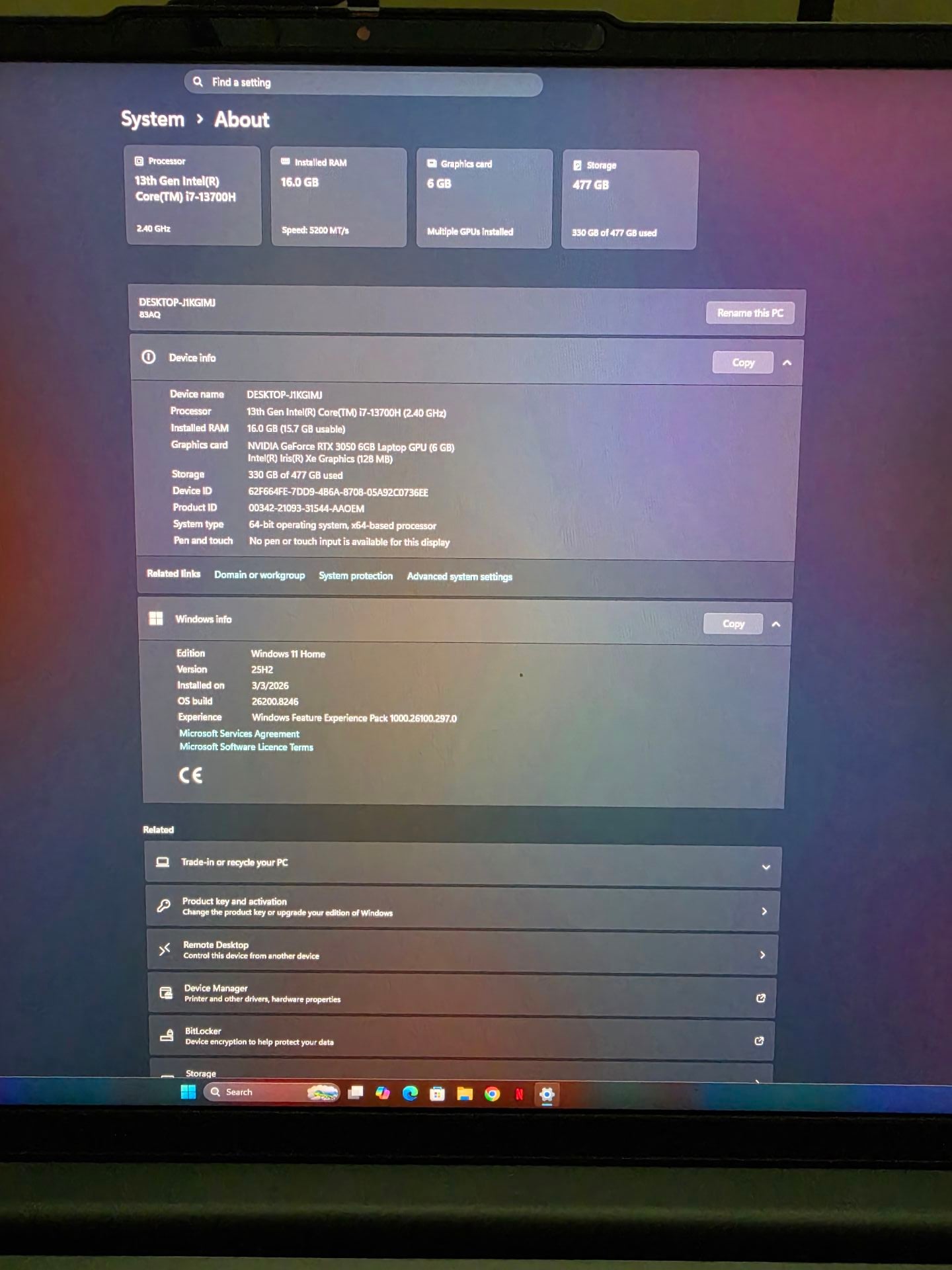 Lenovo idea pad 5 pro 16"8 - Image 3