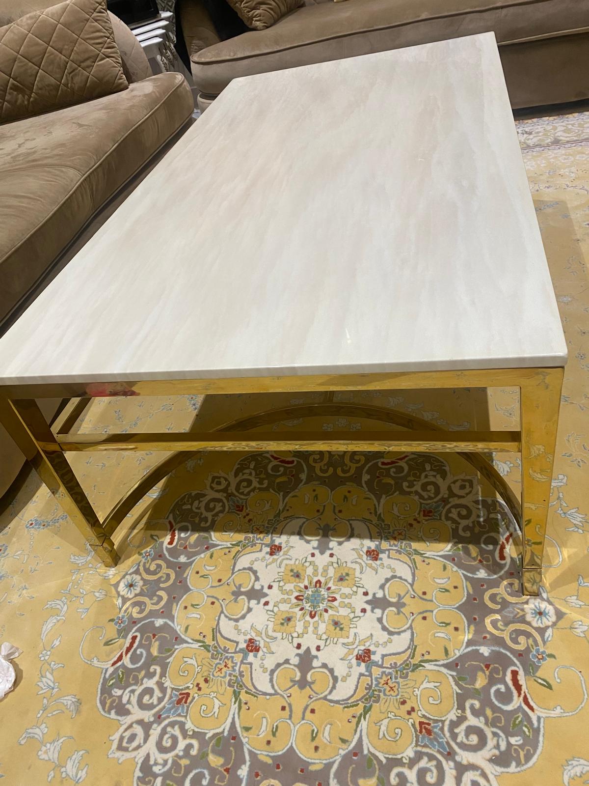 Marble Top Coffee Table - Image 1