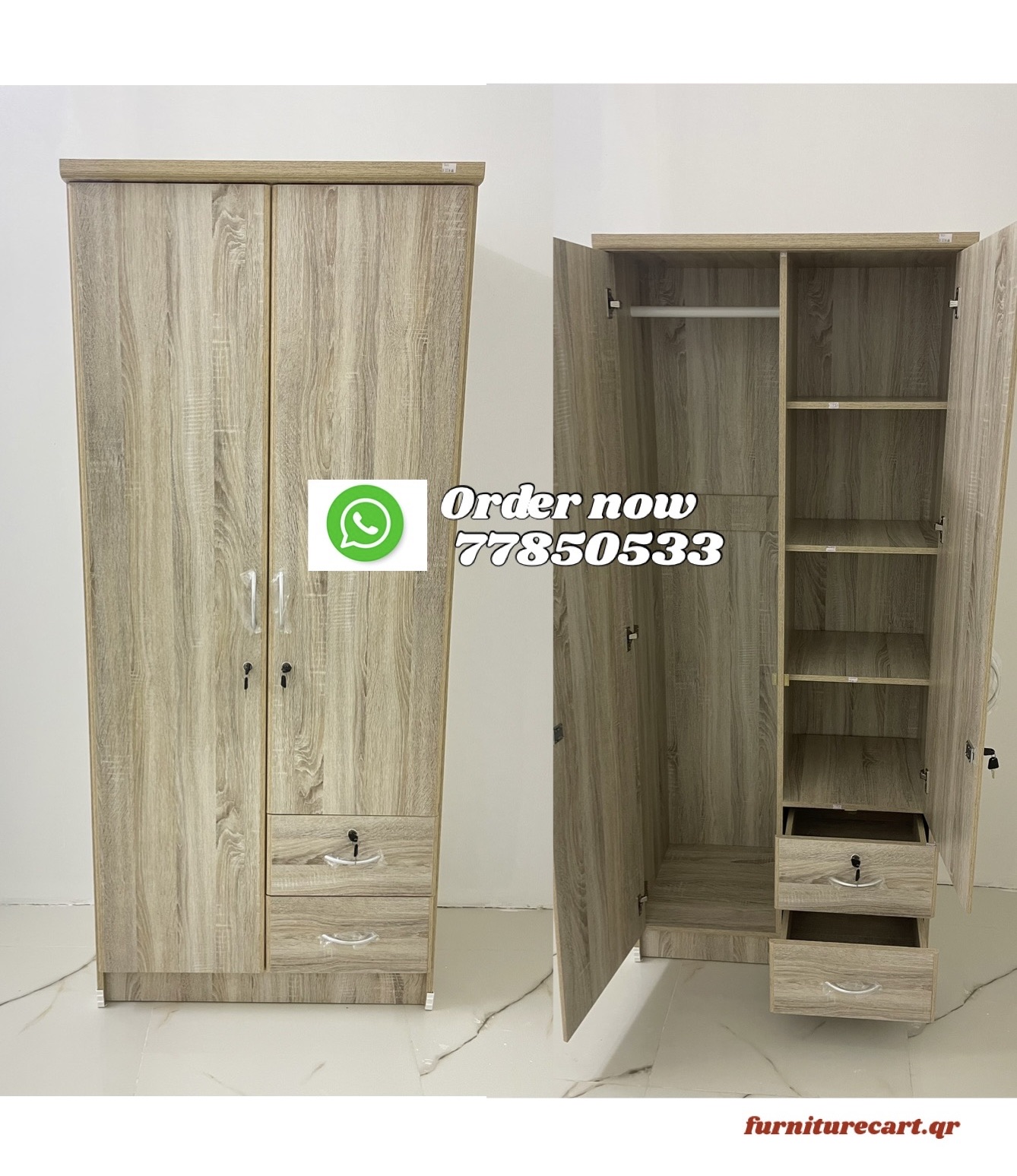 Quality 2-Door Cupboards on Sale Order Now Call/WhatsApp- 77850533 - Image 6