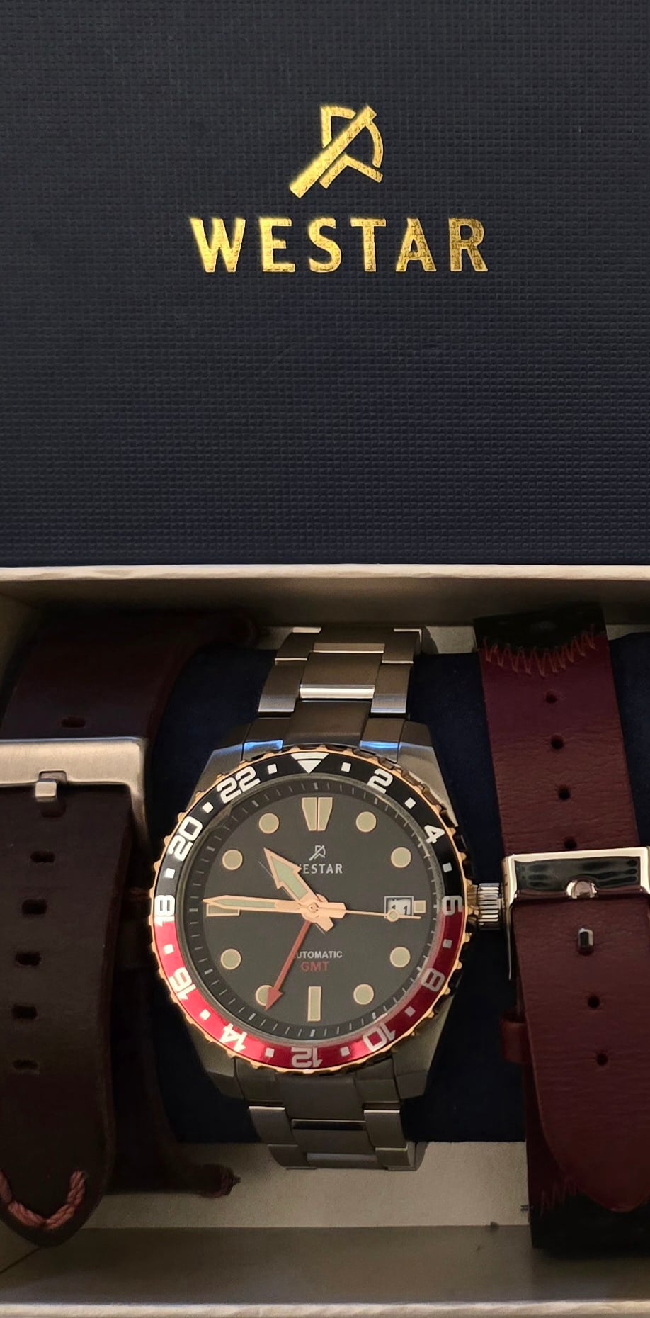 Westar Men's Automatic GMT Watch - Image 1