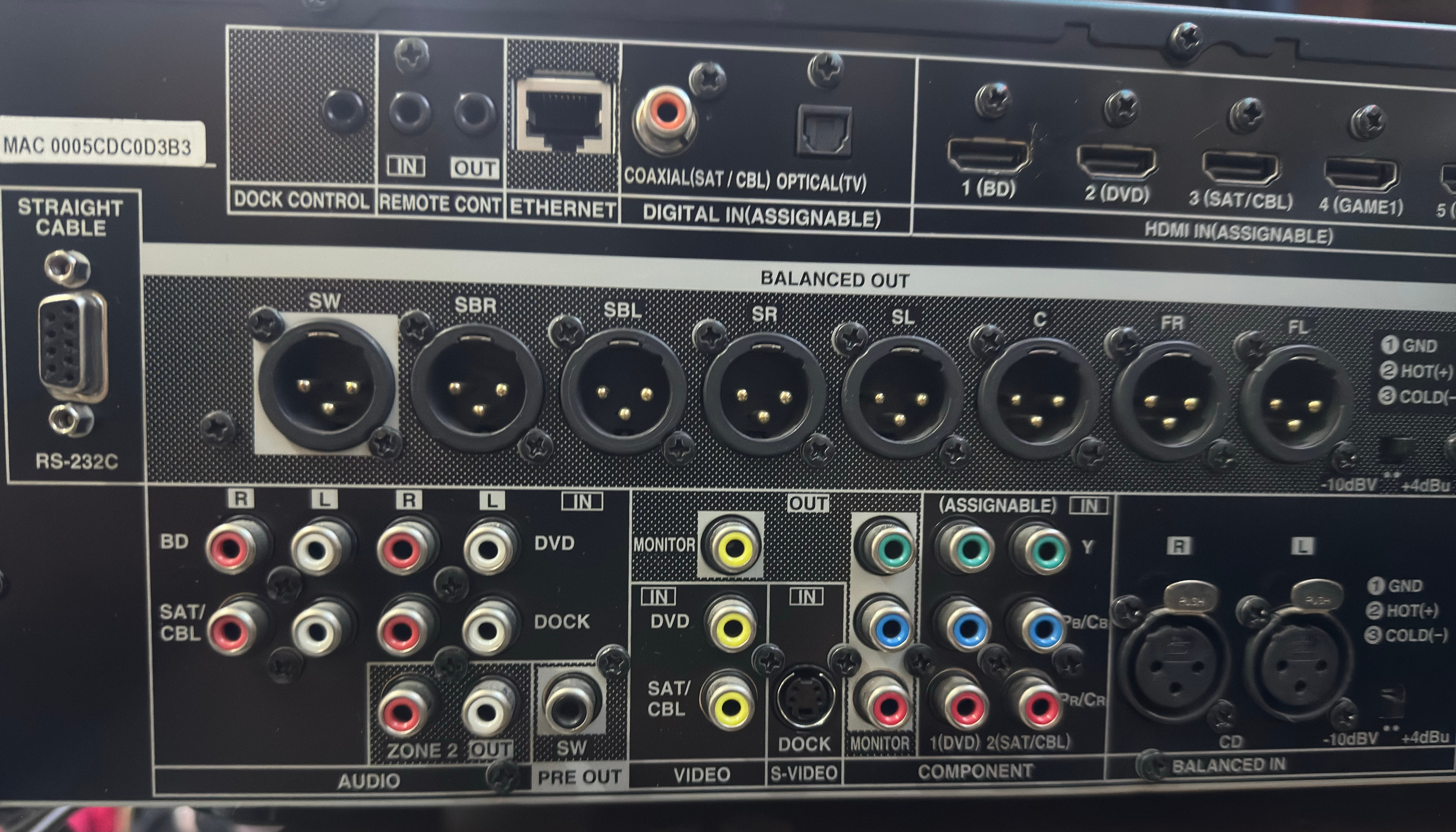 Denon DN 500Av pre amp  - Image 4
