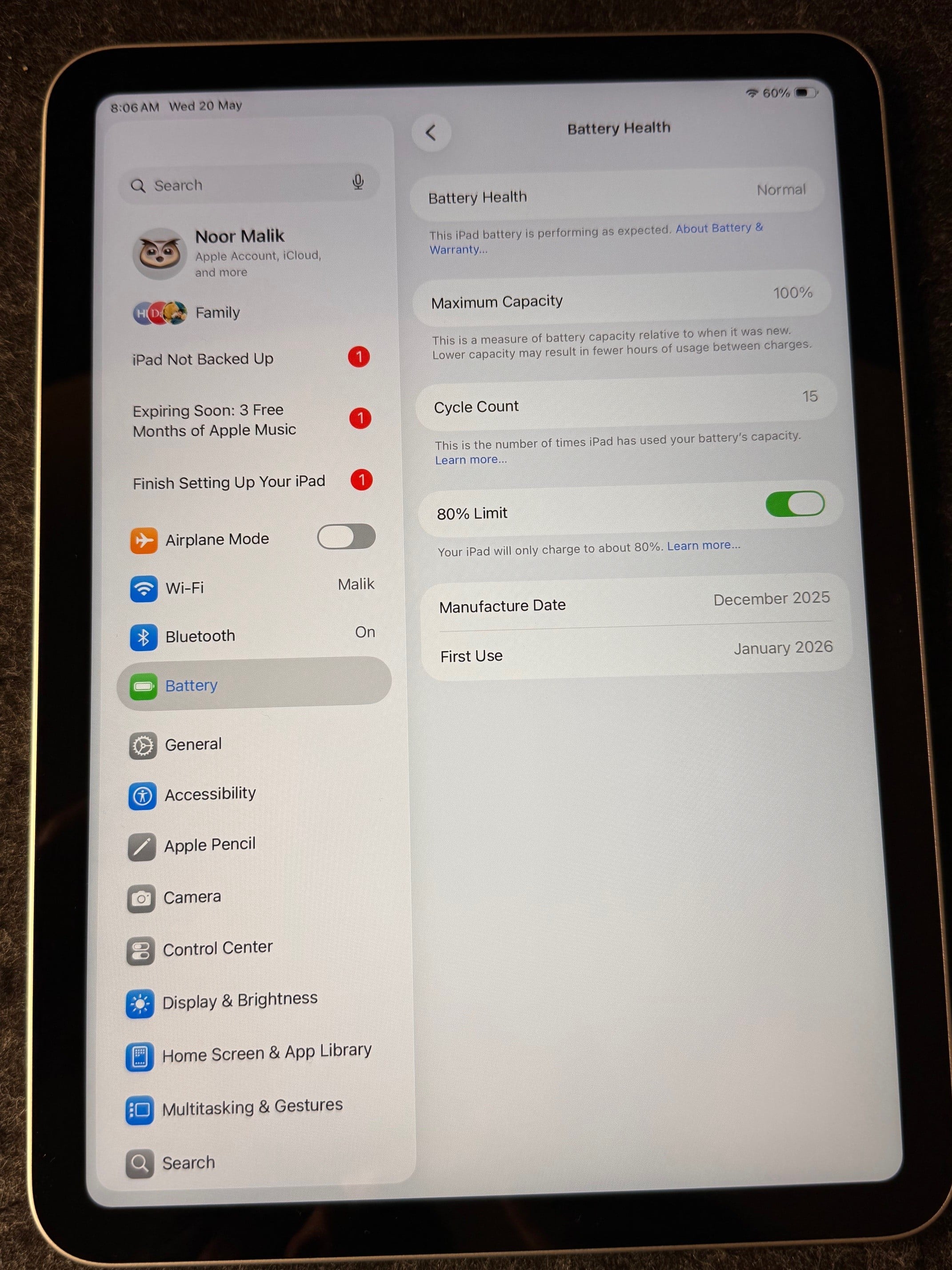 🚨 Urgent Sale: iPad (A16) 128GB Silver – Like New (Under Warranty) - Image 4