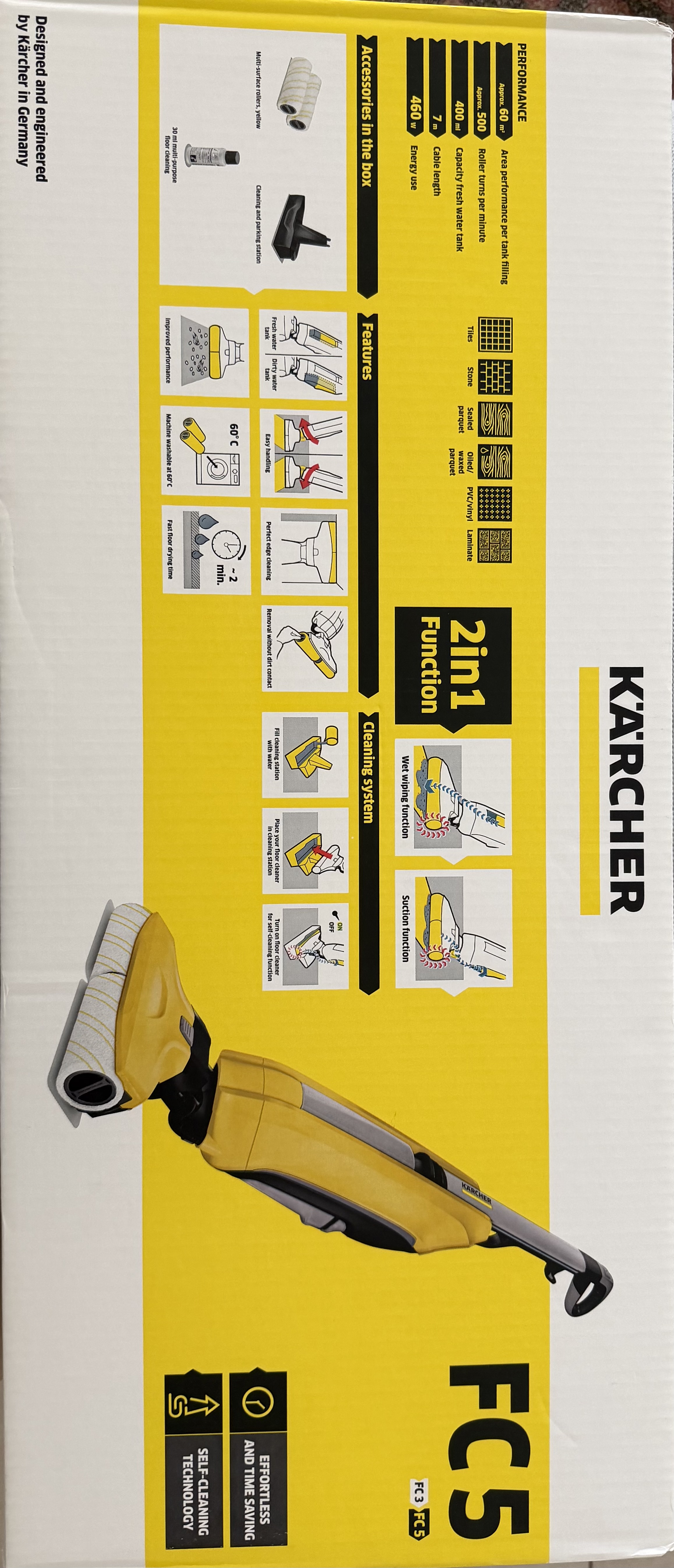 Kärcher FC5 Hard Floor Cleaner | Original Box | Excellent Condition - Image 6