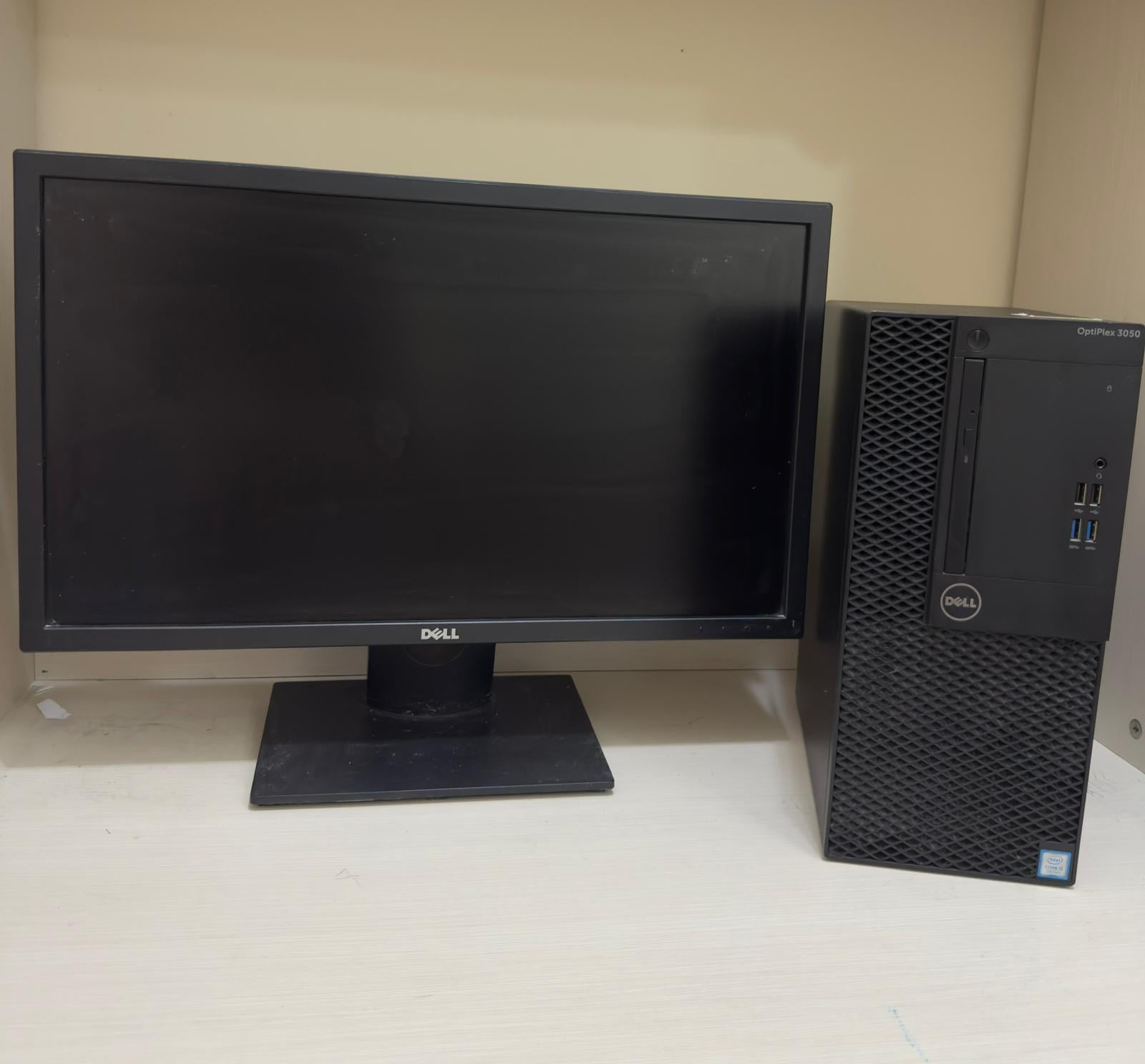 Dell OptiPlex 3050 PC with 24” Dell Monitor – Full Setup - Image 1