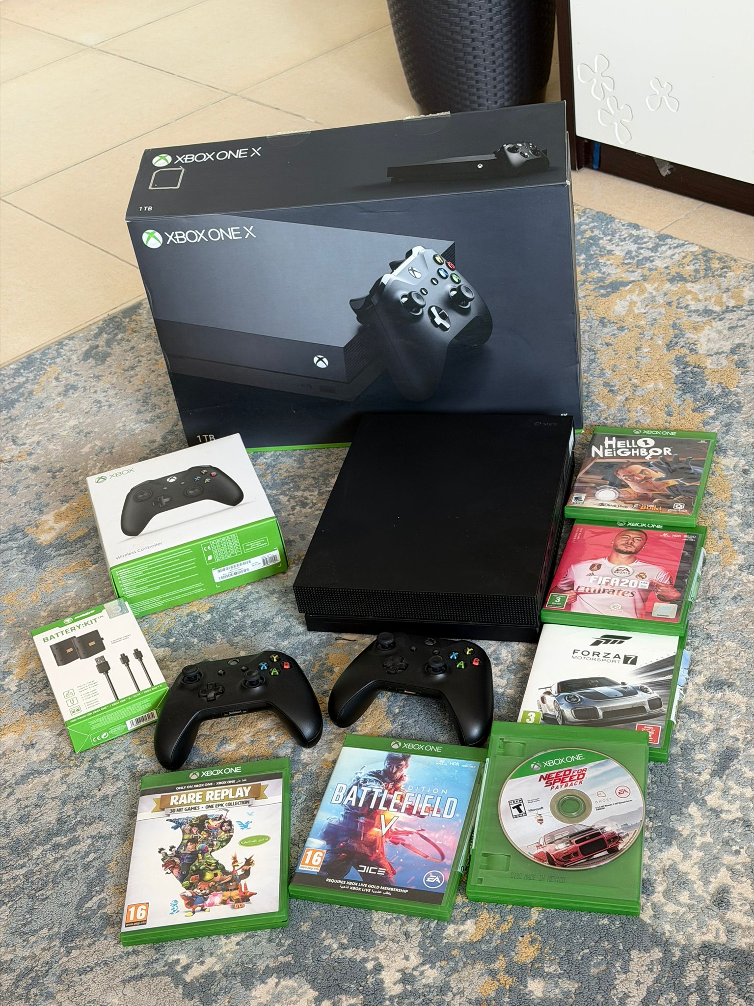 Microsoft Xbox One X 1TB Used Console in Black - Image 2