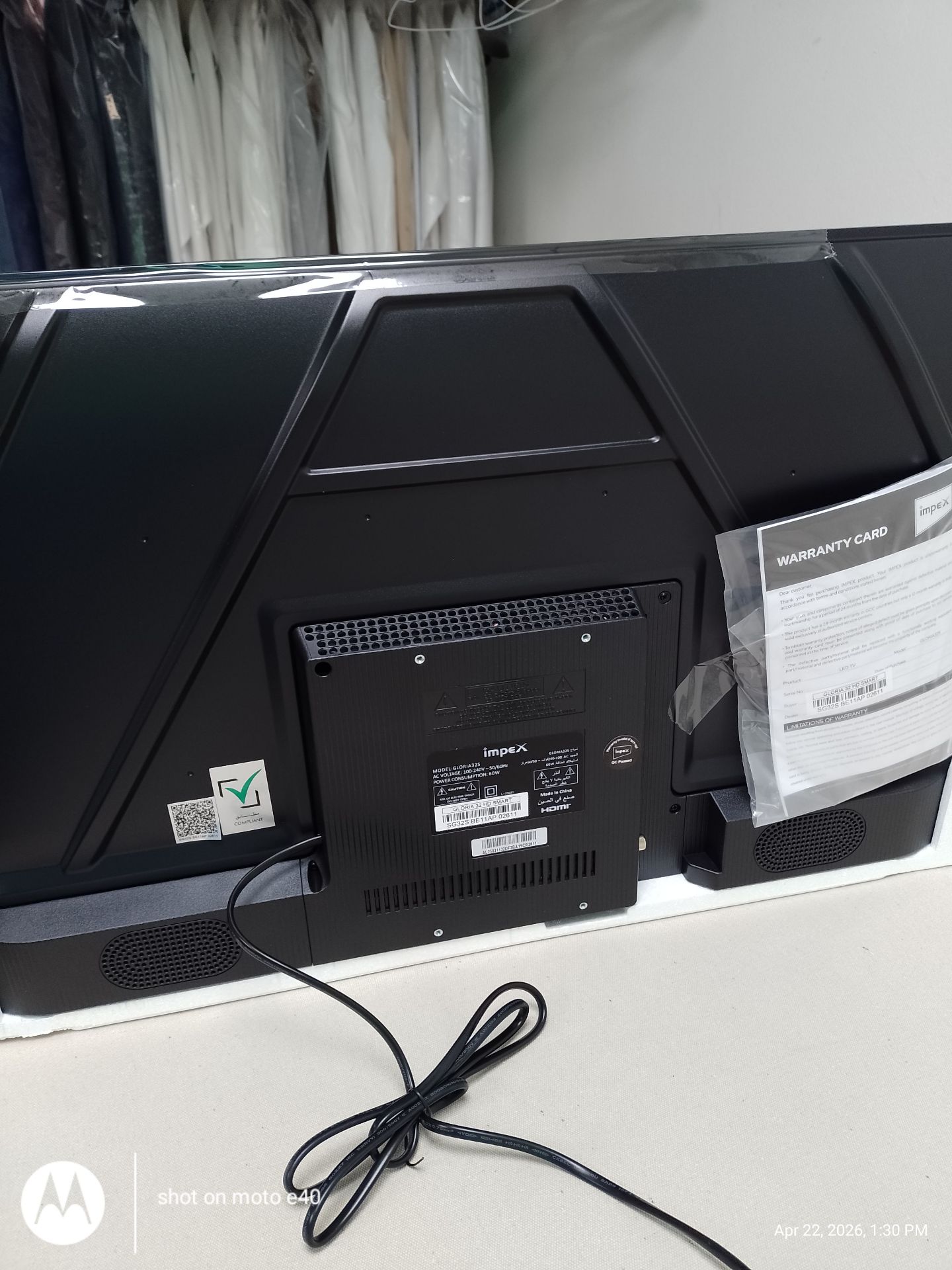 Impex 32 " brand new  2 year warranty  - Image 4