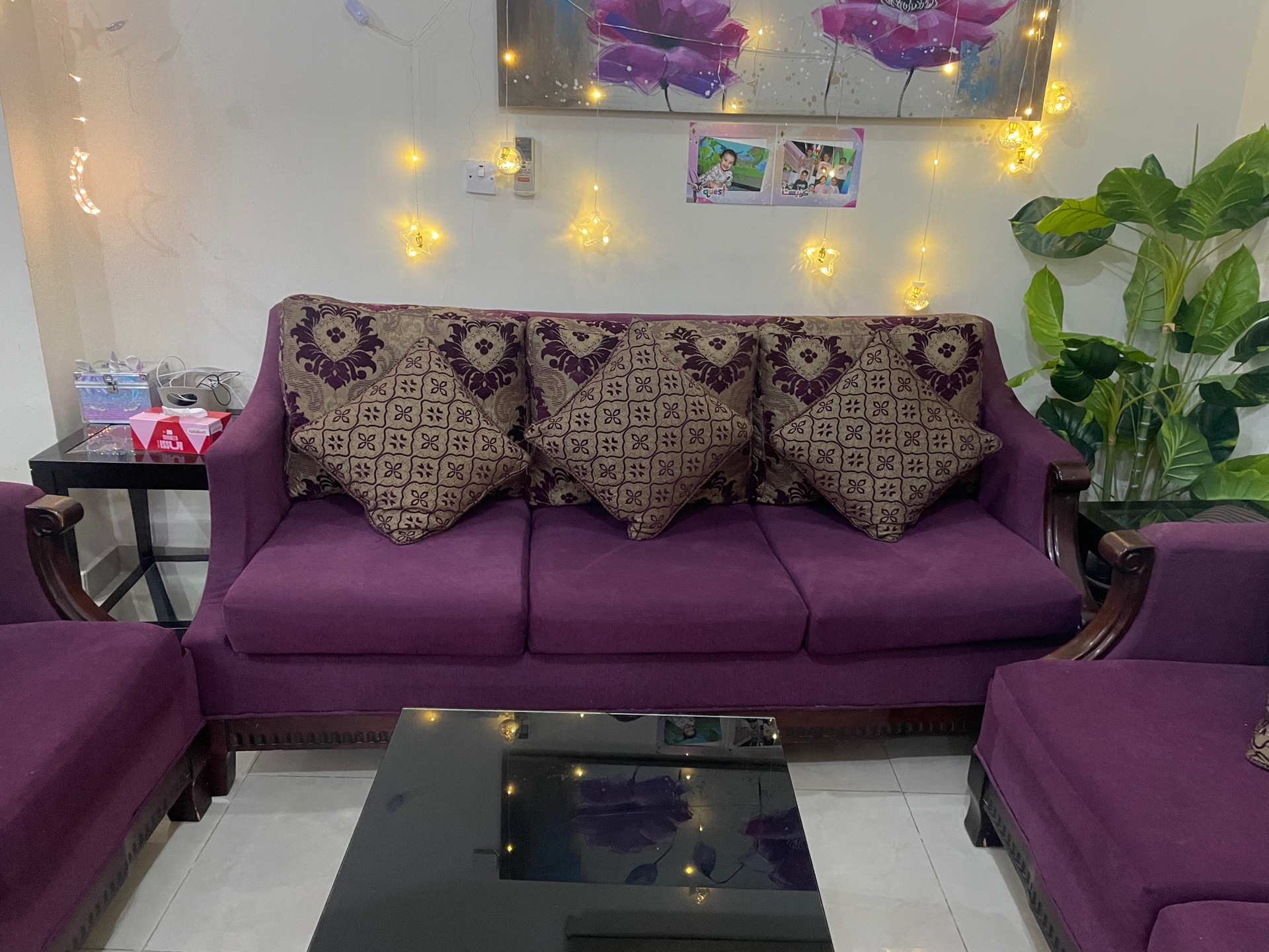 Used Living Room Sofa Set for Sale - Image 3
