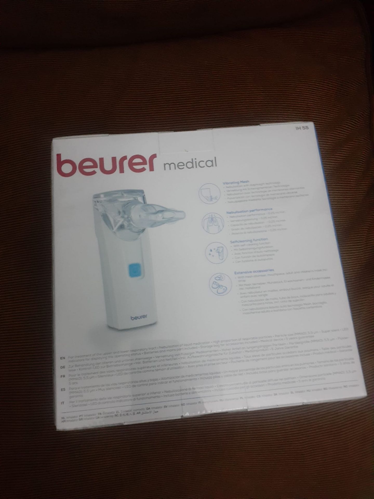 Brand New BEURER NEBULISER for sale - Image 1