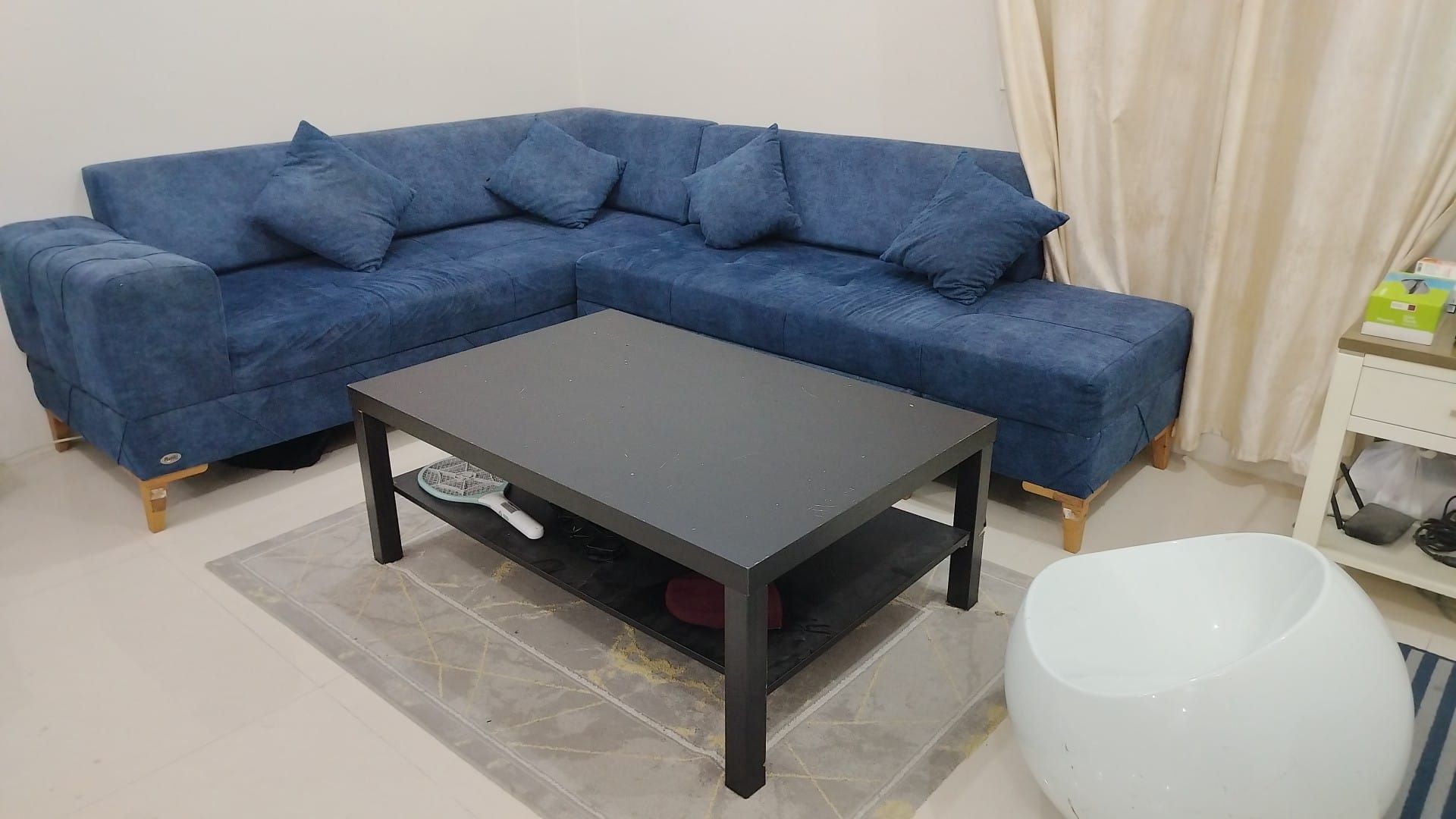 L Shaped Corner Sofa (Mobily Brand) - Image 4