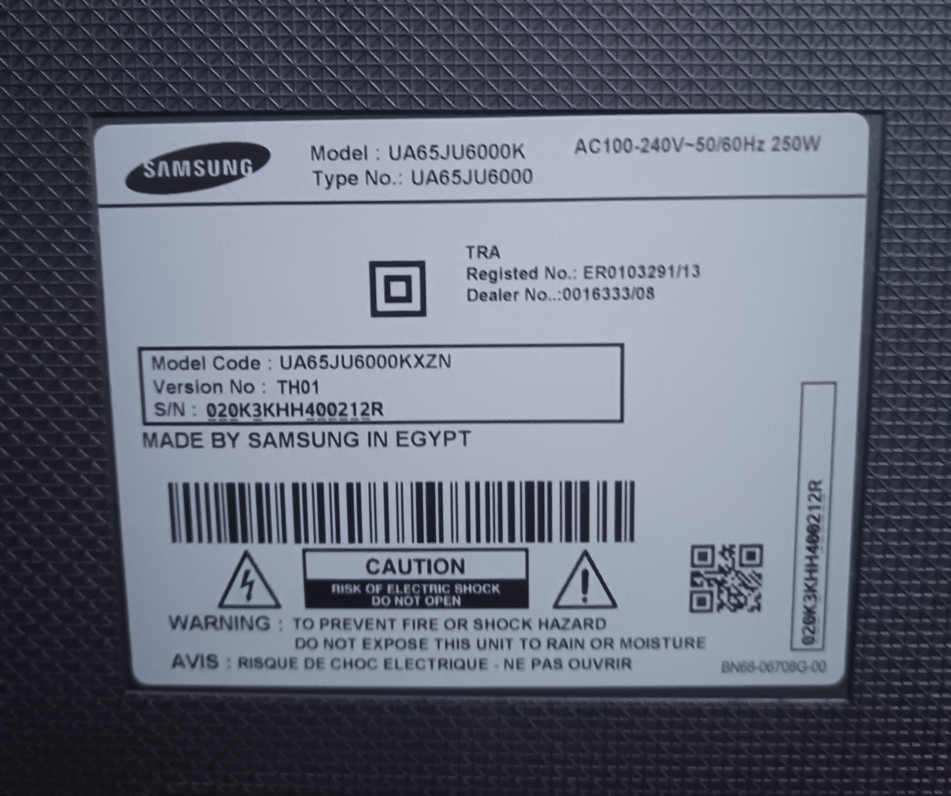 Samsung 65” 4K Smart TV (65 Inch)
 - Image 2