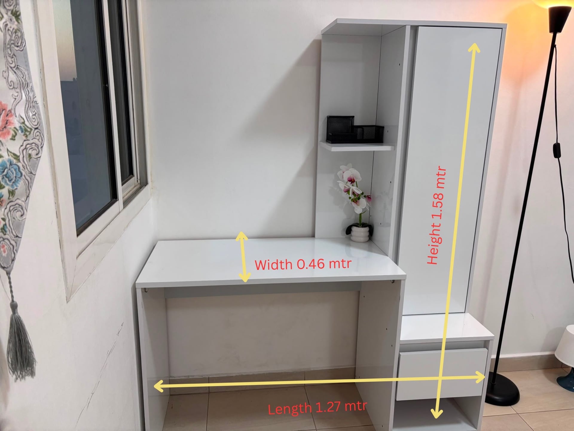 White study table home box - Image 10