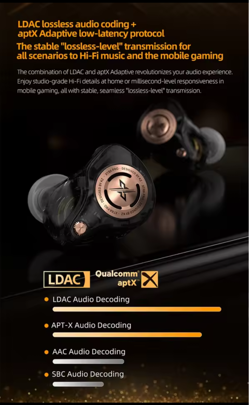 سماعات أذن KZ Extra Pro TWS Snapdragon Qualcomm QCC5181 ANC 5.4 Bluetooth - Image 6