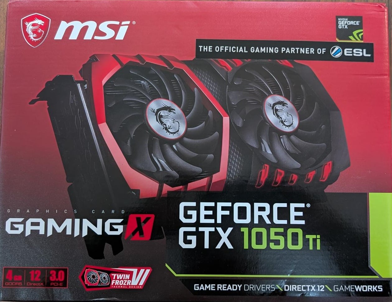 MSI GeForce GTX 1050 Ti GAMING X 4G GPU - Image 1