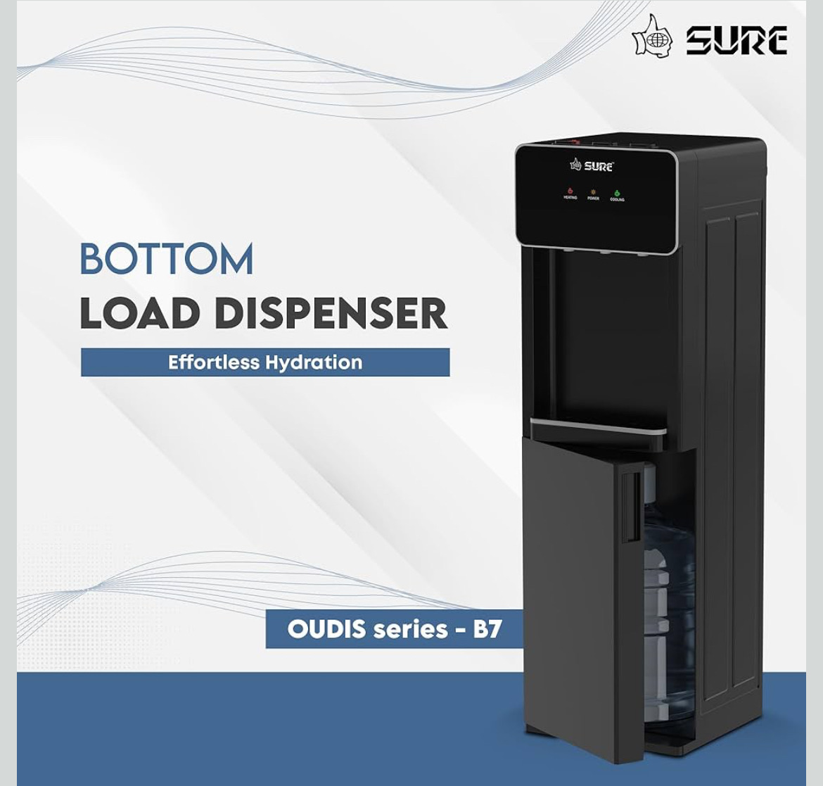 Sure OUDIS B7 Bottom Loading Water Dispenser - Image 2