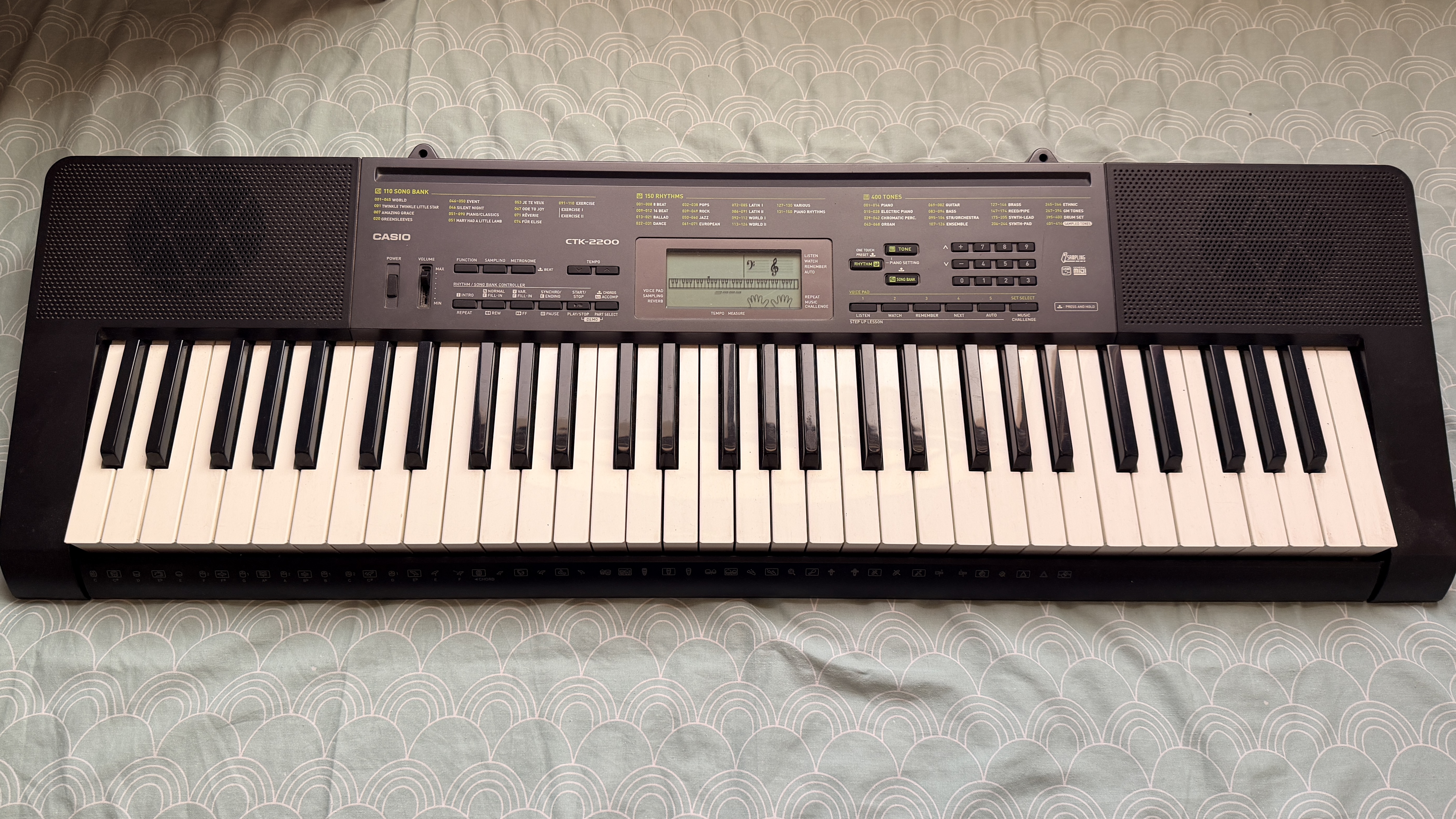 Casio Keyboard CT-2200 – Barely Used / Like New - Image 1