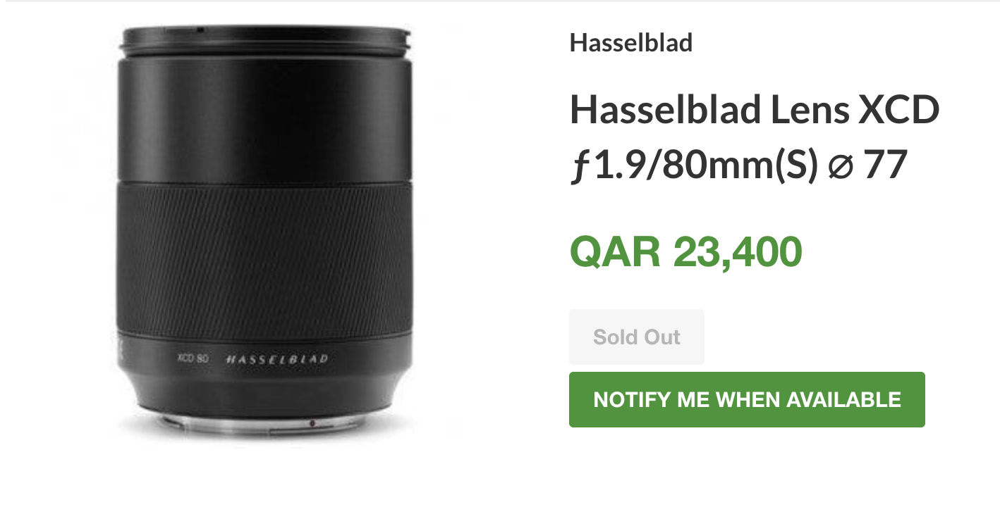 Hasselblad XCD 1,9/80, ex cond, with box and pouch. - Image 6