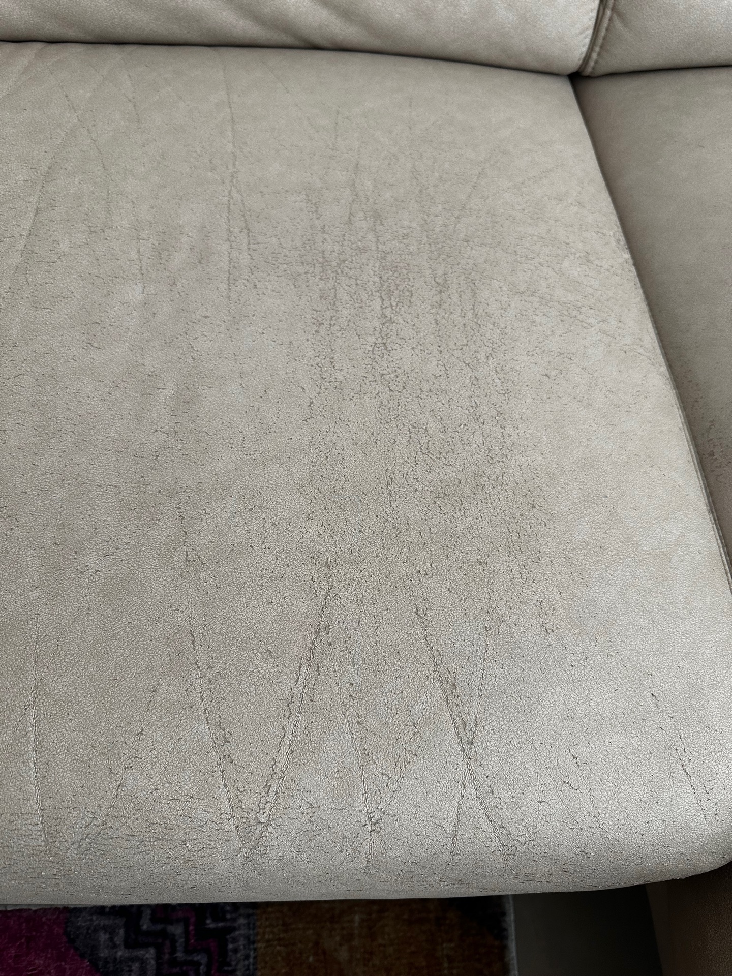 Home Centre 4-Seater Faux Leather Sofa + FREE Coffee Table - Image 10