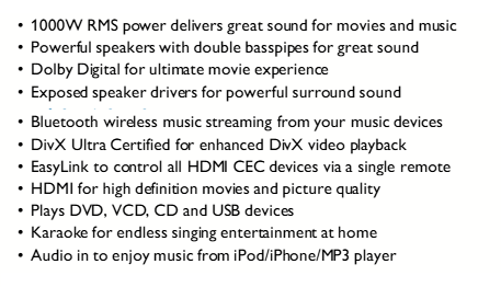 PHILLIPS home theatre + DVD for sale - Image 8